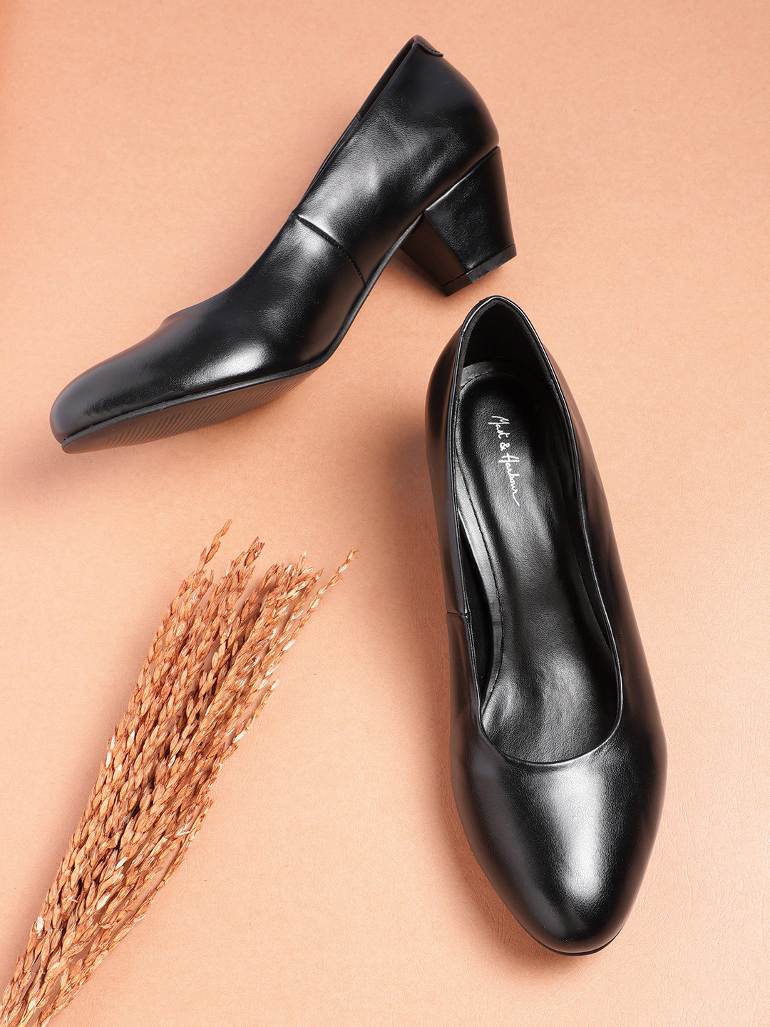 Mast & Harbour Formal Block Heel Pumps, Black
Mast & Harbour Formal Block Heel Pumps, Black