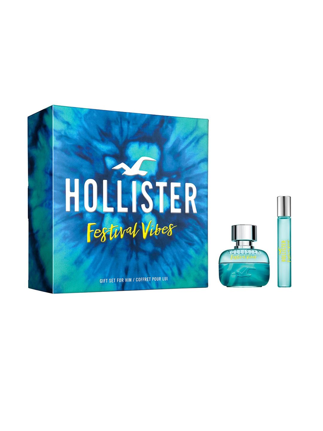 HOLLISTER Men Festival Vibes Long Lasting Eau de Toilette Gift Set - 50 ml & 15 ml, Blue
HOLLISTER Men Festival Vibes Long Lasting Eau de Toilette Gift Set - 50 ml & 15 ml, Blue