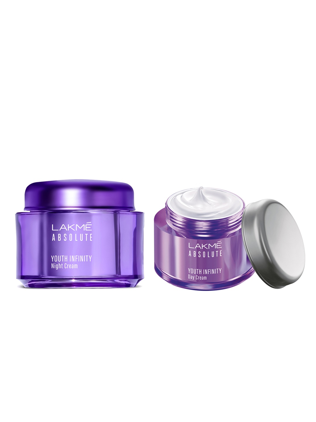 Lakme Skin Ultime Perfect Contour Kit - Youth Infinity Night Cream & Day Cream - 50g Each, Purple
Lakme Skin Ultime Perfect Contour Kit - Youth Infinity Night Cream & Day Cream - 50g Each, Purple