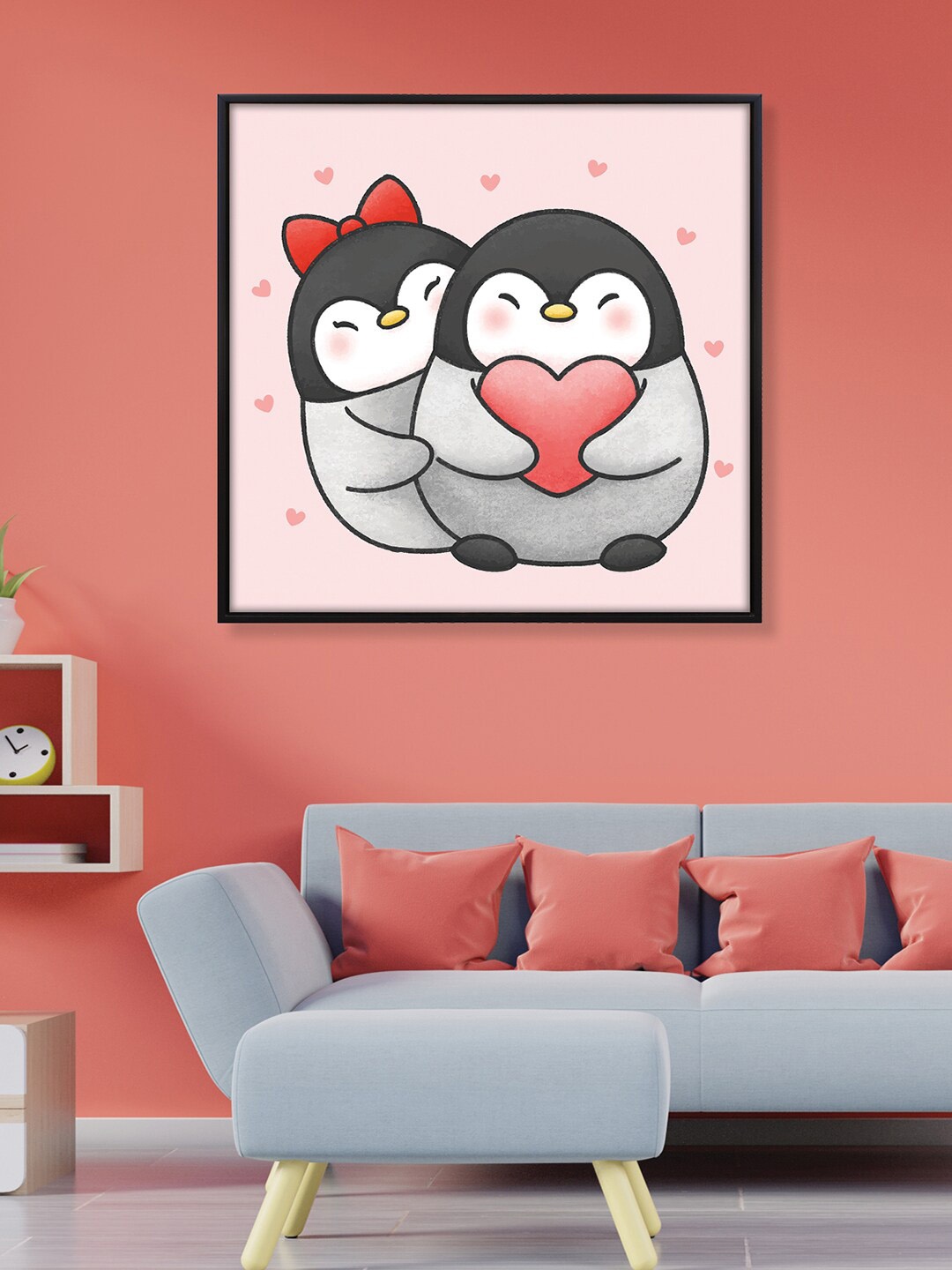 RANDOM Pink & White Baby Penguin Wall Art