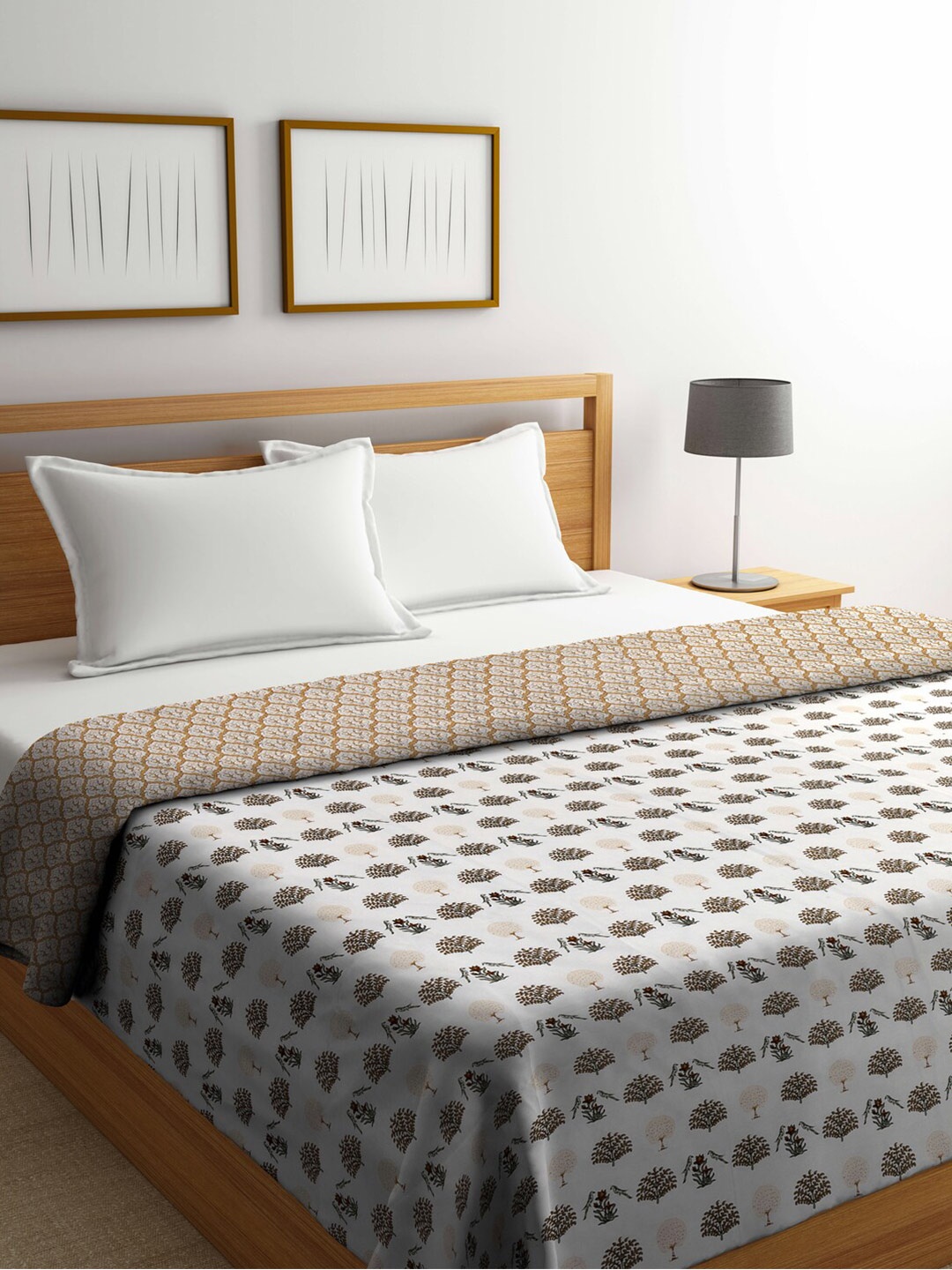 FABINALIV White & Beige Floral Reversible AC Room 300 GSM Pure Cotton Double Bed Dohar
FABINALIV White & Beige Floral Reversible AC Room 300 GSM Pure Cotton Double Bed Dohar