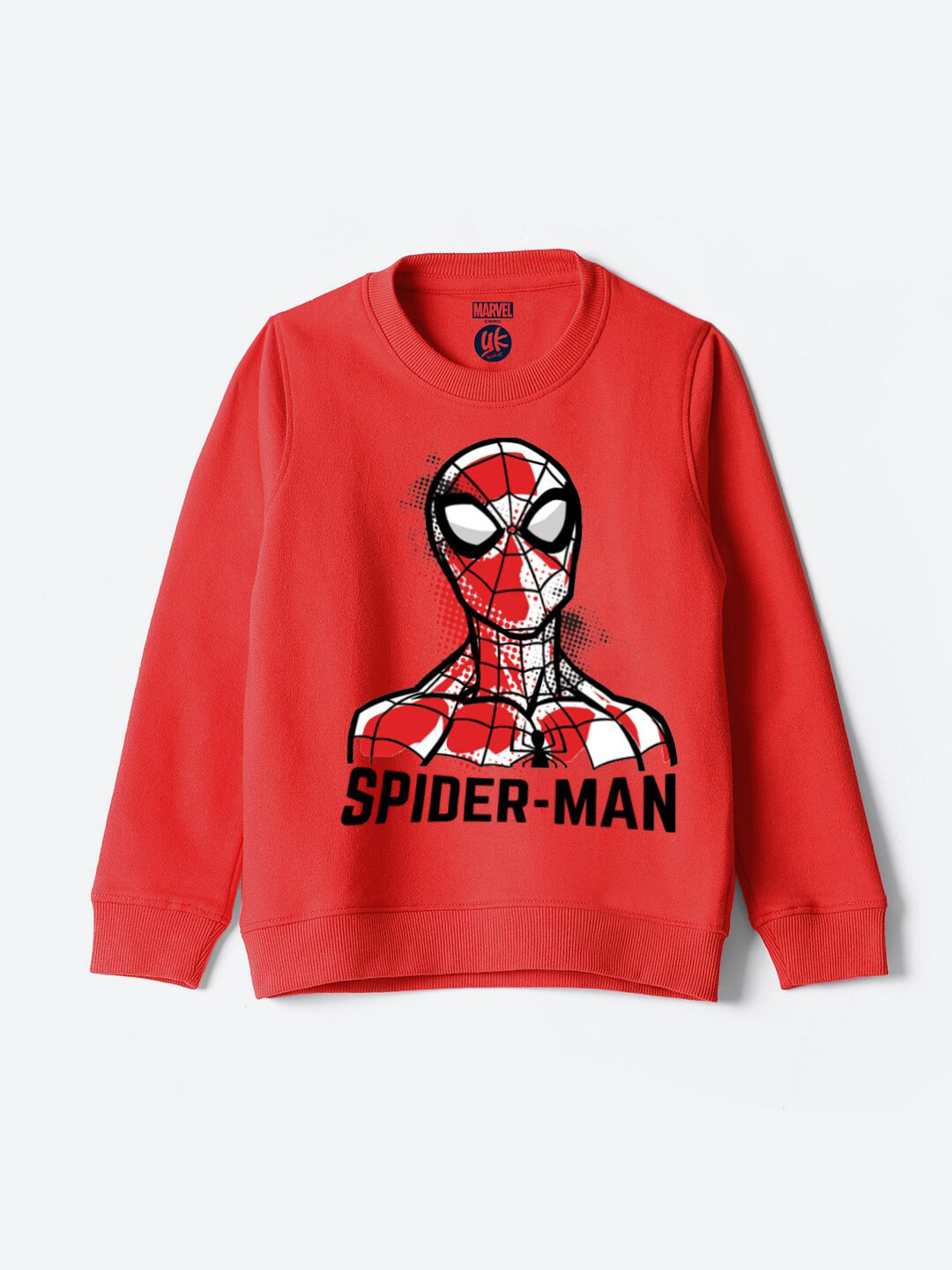 YK Marvel Boys Spiderman Printed Cotton Sweatshirt, Red
YK Marvel Boys Spiderman Printed Cotton Sweatshirt, Red