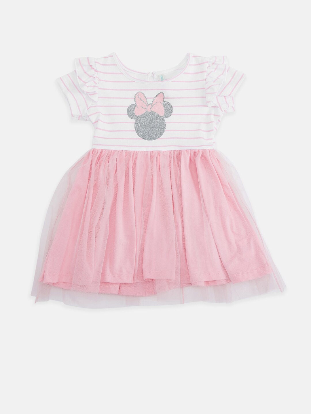Pantaloons Girls Minnie Mouse Printed Flutter Sleeves Cotton Fit & Flare Dress, Pink
Pantaloons Girls Minnie Mouse Printed Flutter Sleeves Cotton Fit & Flare Dress, Pink