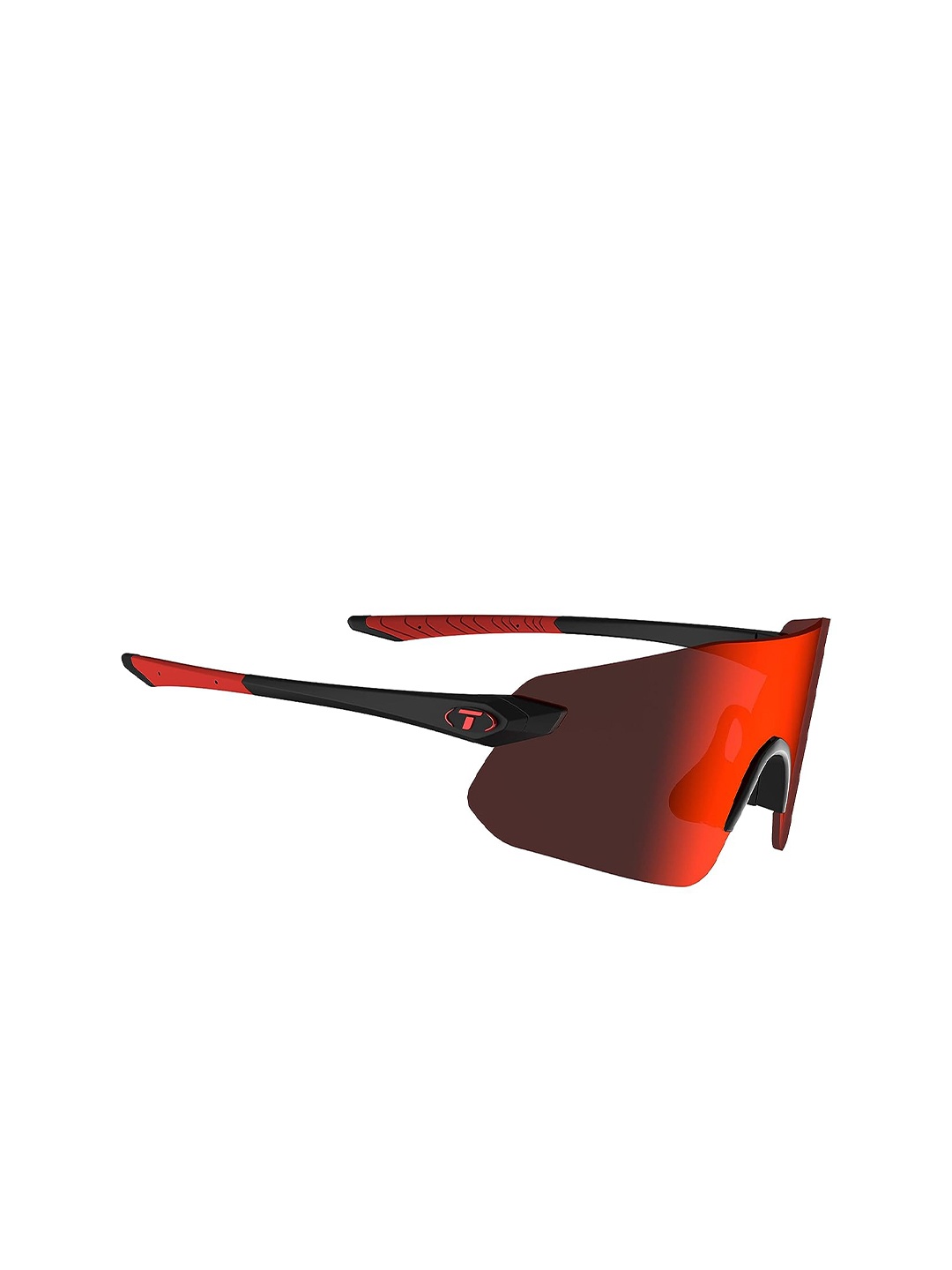 Tifosi Unisex Sports Sunglasses with Polarised and UV Protected Lens, Red