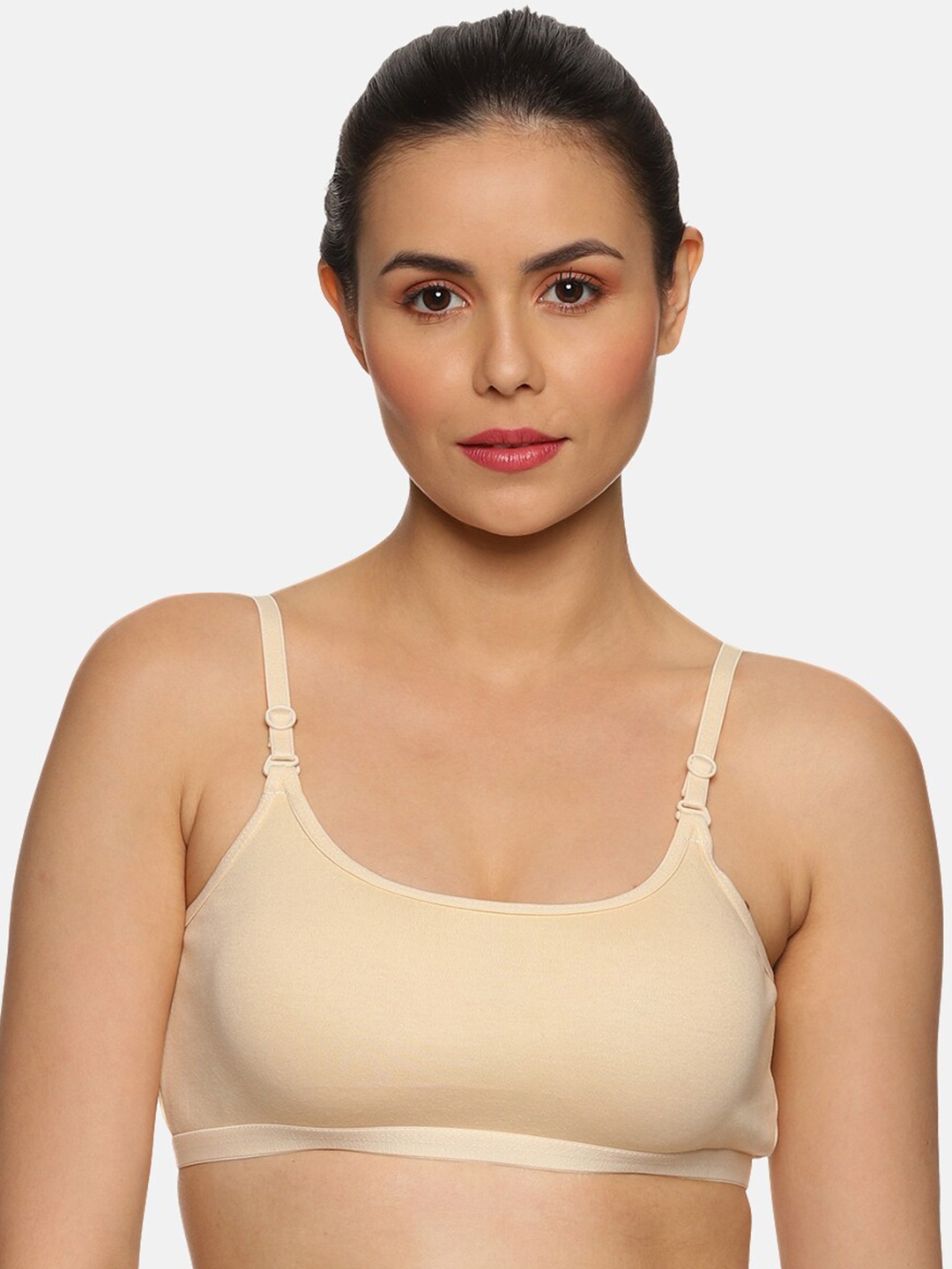 NOT YET by us Pack of 2 Medium Coverage Non Padded Cotton Workout Bra with All Day Comfort, Cream
NOT YET by us Pack of 2 Medium Coverage Non Padded Cotton Workout Bra with All Day Comfort, Cream