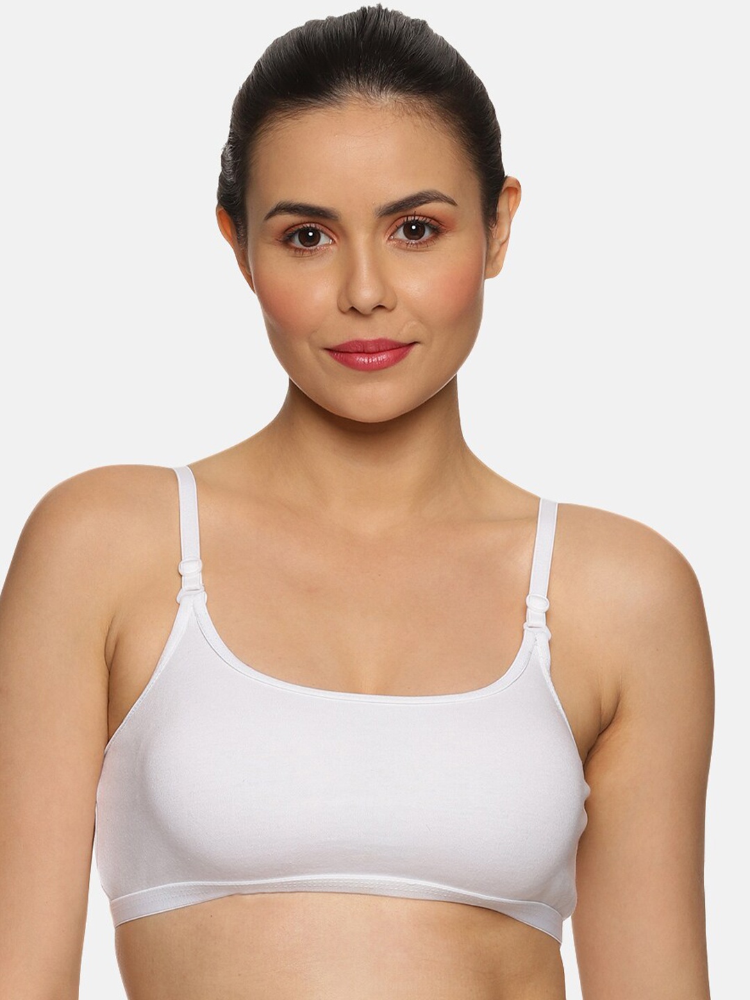 NOT YET by us Pack of 2 Medium Coverage Non Padded Cotton Workout Bra with All Day Comfort, White
NOT YET by us Pack of 2 Medium Coverage Non Padded Cotton Workout Bra with All Day Comfort, White