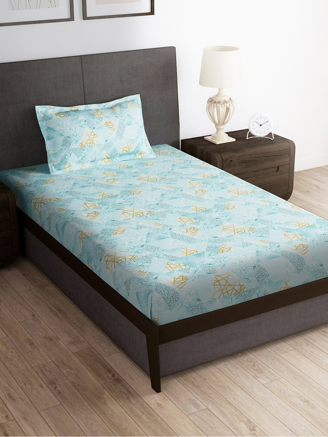 Story@home Blue & Yellow Printed Microfiber 180 TC Single Bedsheet With 1 Pillow Cover
Story@home Blue & Yellow Printed Microfiber 180 TC Single Bedsheet With 1 Pillow Cover