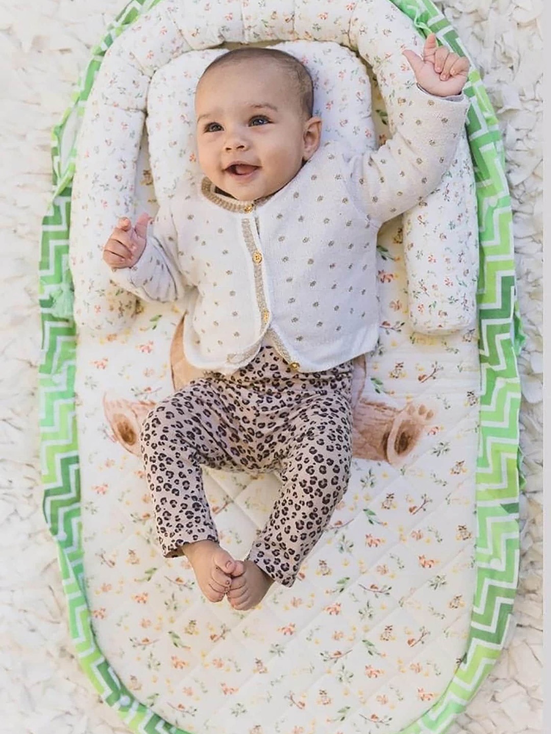 Baby Jalebi Infants Enchanted Forest Foldable Bed Bundle With Blanket & Mosquito Net, White
Baby Jalebi Infants Enchanted Forest Foldable Bed Bundle With Blanket & Mosquito Net, White