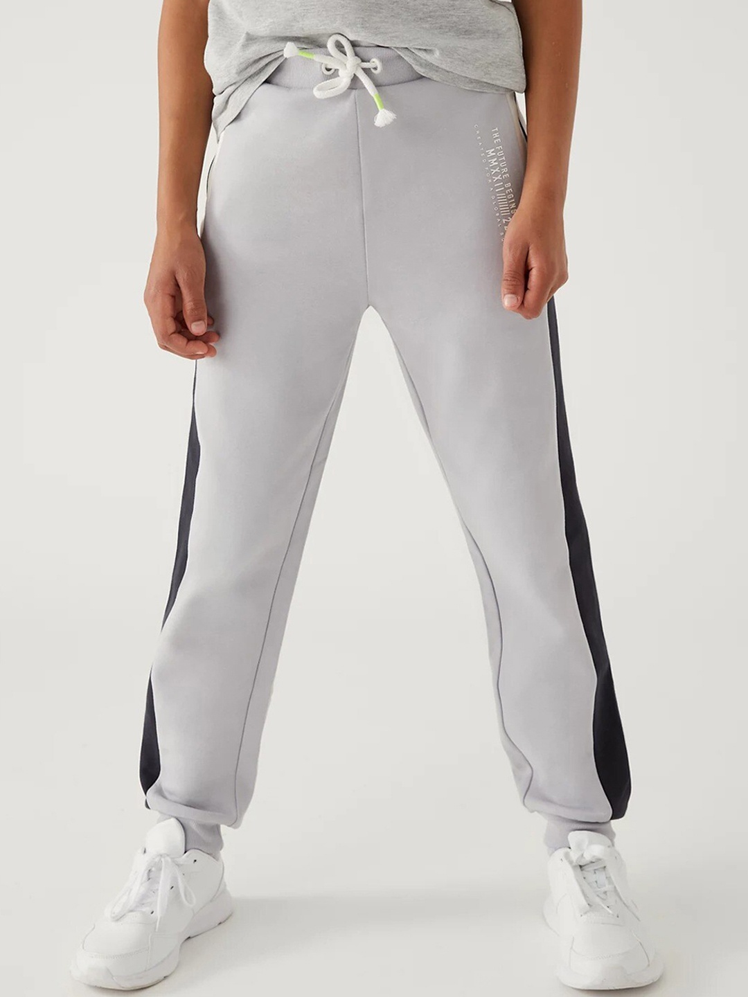Marks & Spencer Boys Mid Rise Joggers, Grey