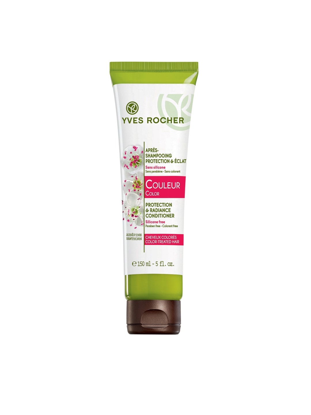 YVES ROCHER Color Protection & Radiance Conditioner For Color-Treated Hair 150 Ml, Green
YVES ROCHER Color Protection & Radiance Conditioner For Color-Treated Hair 150 Ml, Green