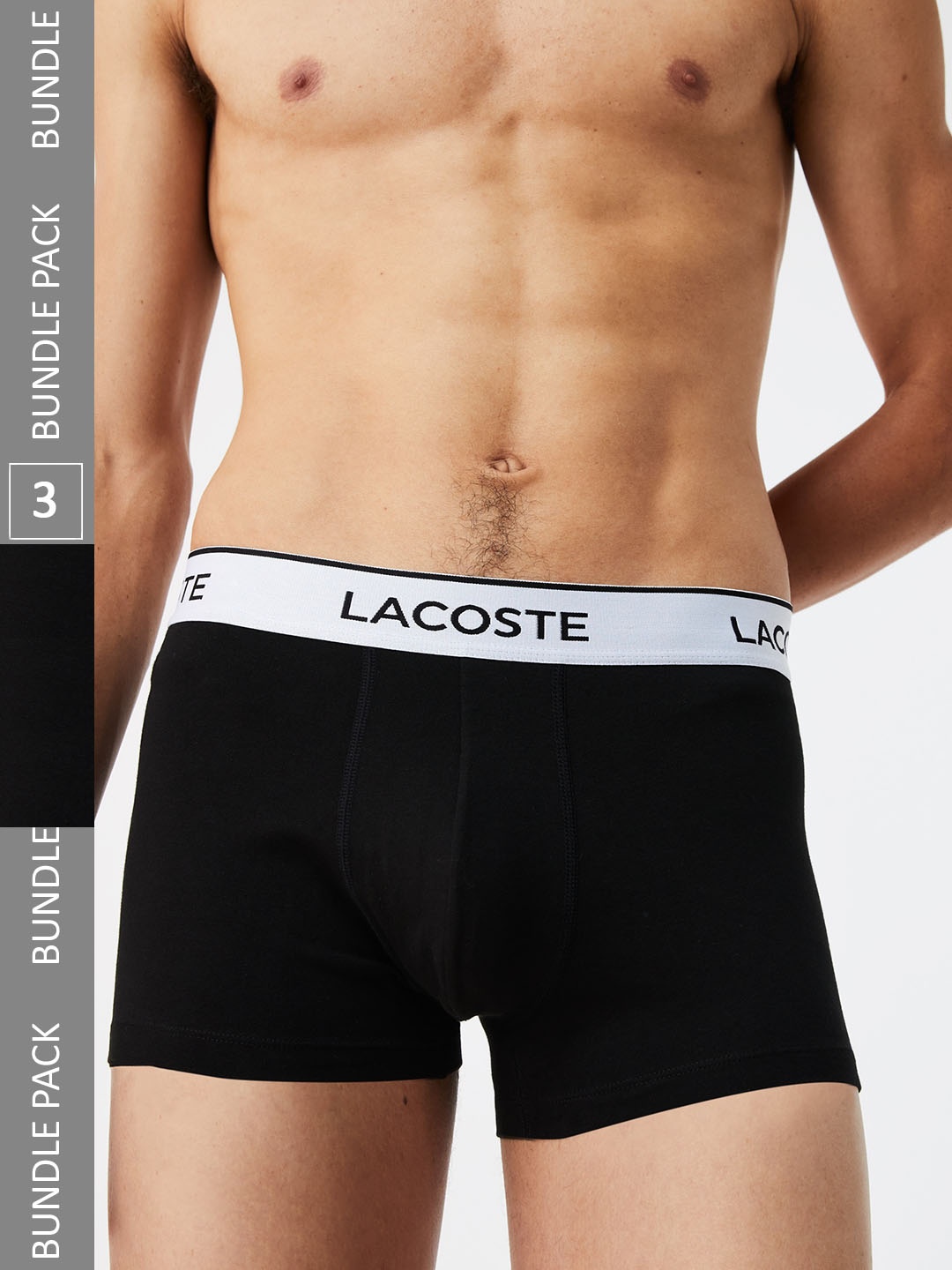 Lacoste Pack Of 3 Stretchy Mid Rise Breathability Anti-Roll Trunks 5H8385031 S, Black
Lacoste Pack Of 3 Stretchy Mid Rise Breathability Anti-Roll Trunks 5H8385031 S, Black