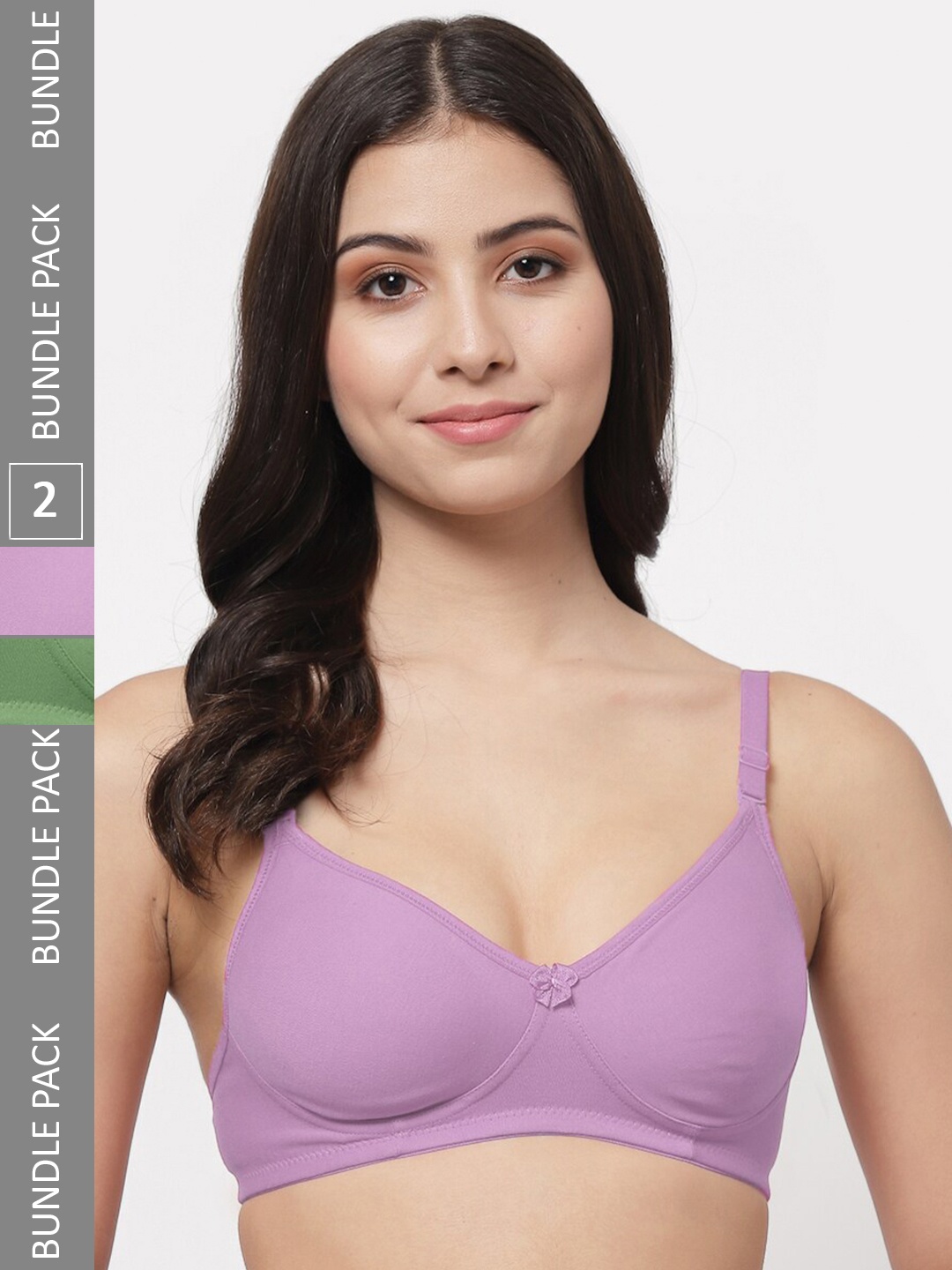 Docare Pack of 2 Full Coverage Lightly Padded Cotton T-Shirt Bras With All Day Comfort, Purple
Docare Pack of 2 Full Coverage Lightly Padded Cotton T-Shirt Bras With All Day Comfort, Purple