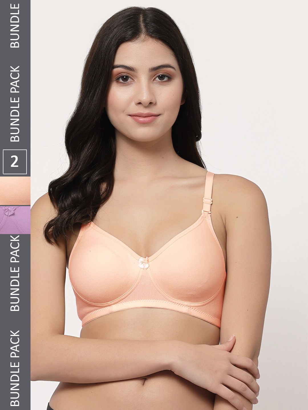 Docare Pack Of 2 Non-Padded Cotton Full Coverage Lightly Padded Bra All Day Comfort, Purple
Docare Pack Of 2 Non-Padded Cotton Full Coverage Lightly Padded Bra All Day Comfort, Purple