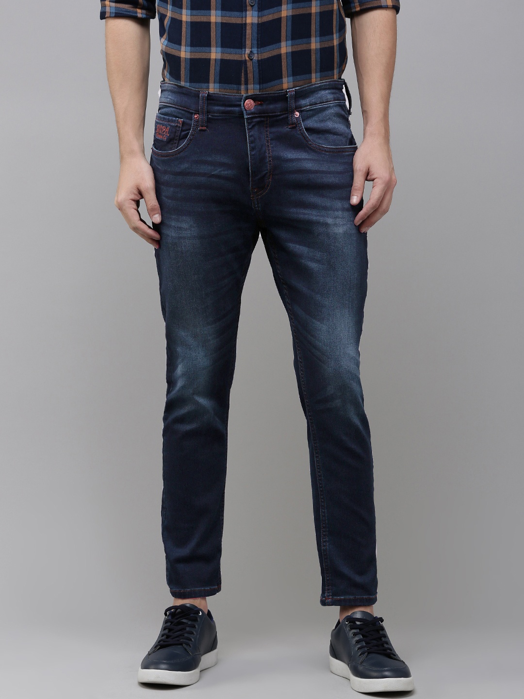 U.S. Polo Assn. Denim Co. Men Light Fade Mid-Rise Regular Fit Stretchable Jeans, Blue
U.S. Polo Assn. Denim Co. Men Light Fade Mid-Rise Regular Fit Stretchable Jeans, Blue