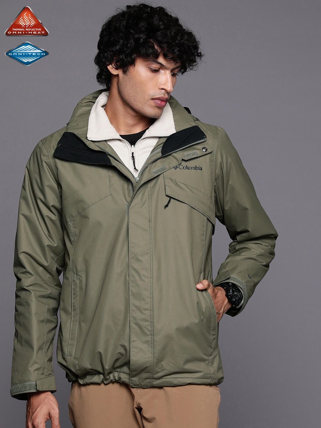 Columbia Men Bugaboo II Fleece Interchange Full Sleeve Trekking-Hiking Jacket, Olive
Columbia Men Bugaboo II Fleece Interchange Full Sleeve Trekking-Hiking Jacket, Olive