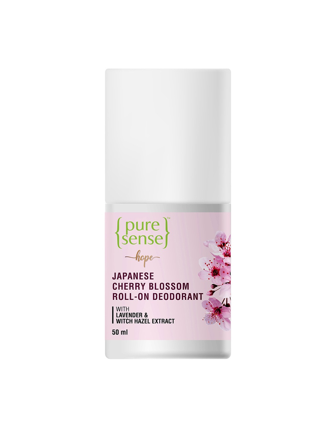 Pure Sense Women Roll On - Hope Japanese Cherry Blossom Deodorant - 50 ml, Pink
Pure Sense Women Roll On - Hope Japanese Cherry Blossom Deodorant - 50 ml, Pink