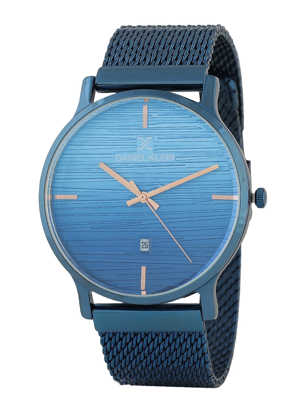 Daniel Klein Men Printed Dial & Bracelet Style Straps Analogue Watch DK12125-6, Blue
Daniel Klein Men Printed Dial & Bracelet Style Straps Analogue Watch DK12125-6, Blue