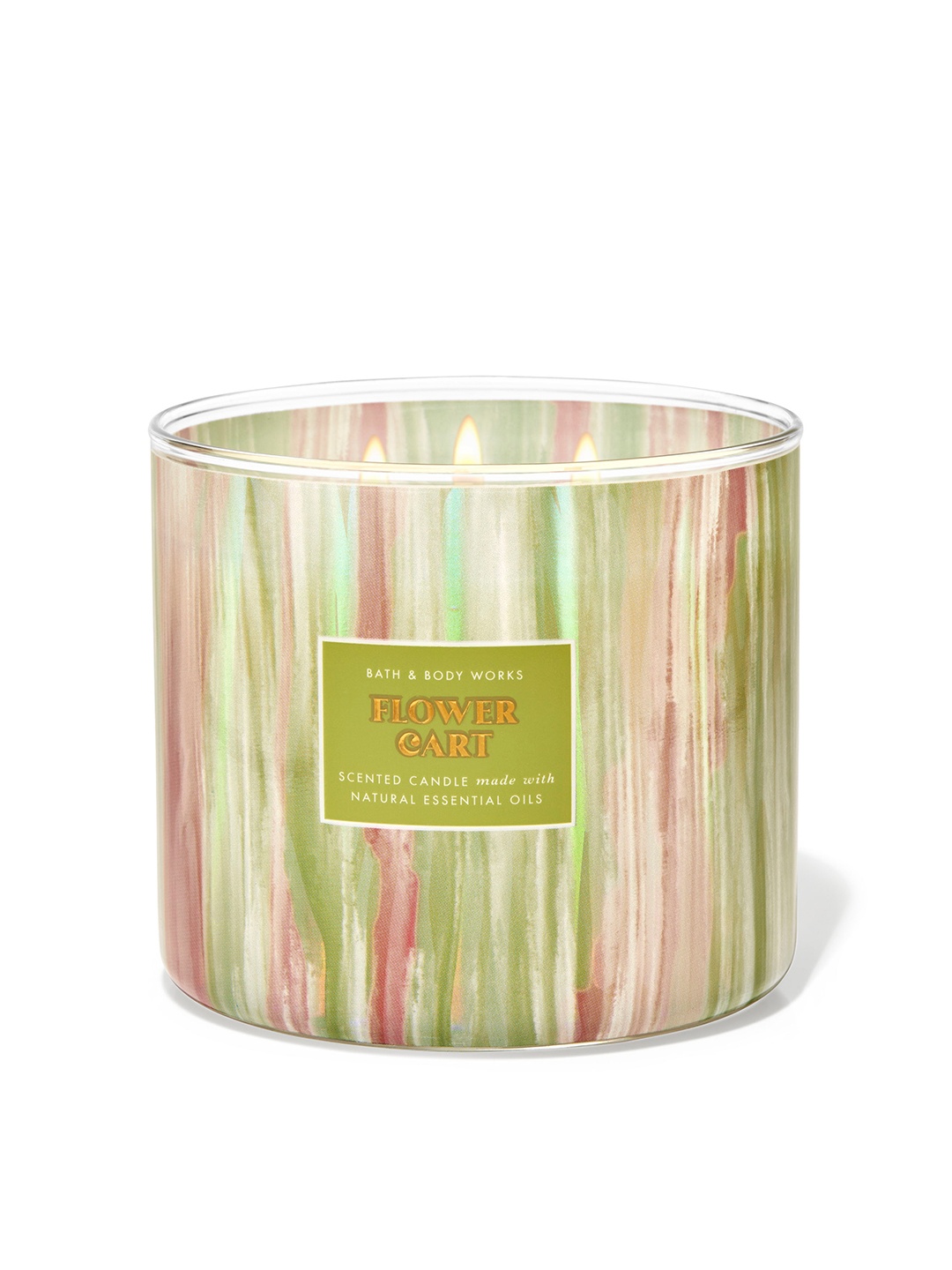 Bath & Body Works Flower Cart 3-Wick Scented Candle with Natural Essential Oils - 411g, Green
Bath & Body Works Flower Cart 3-Wick Scented Candle with Natural Essential Oils - 411g, Green