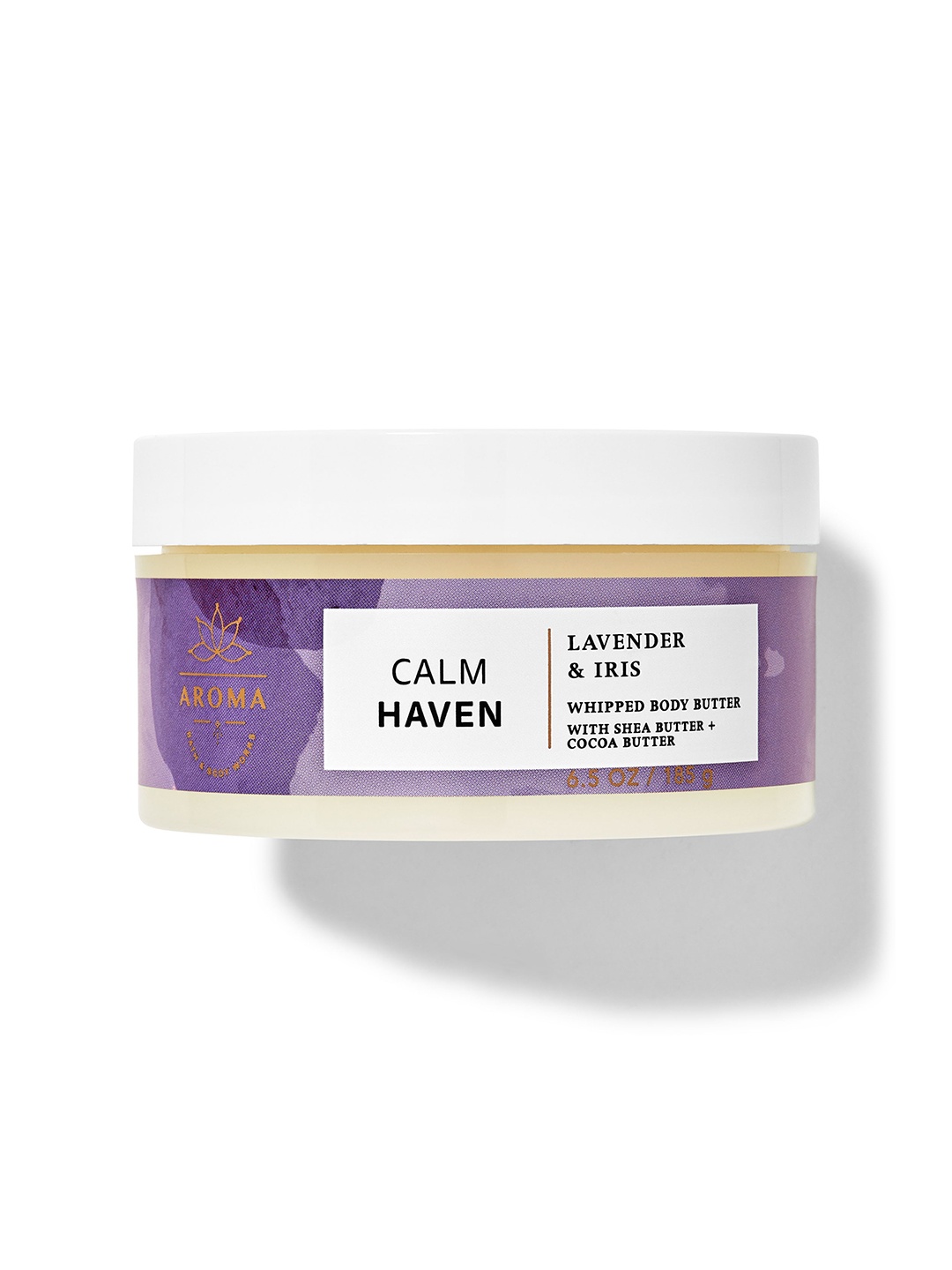 Bath & Body Works Calm Heaven Lavender & Iris Whipped Body Butter with Shea Butter - 185 g, Purple
Bath & Body Works Calm Heaven Lavender & Iris Whipped Body Butter with Shea Butter - 185 g, Purple