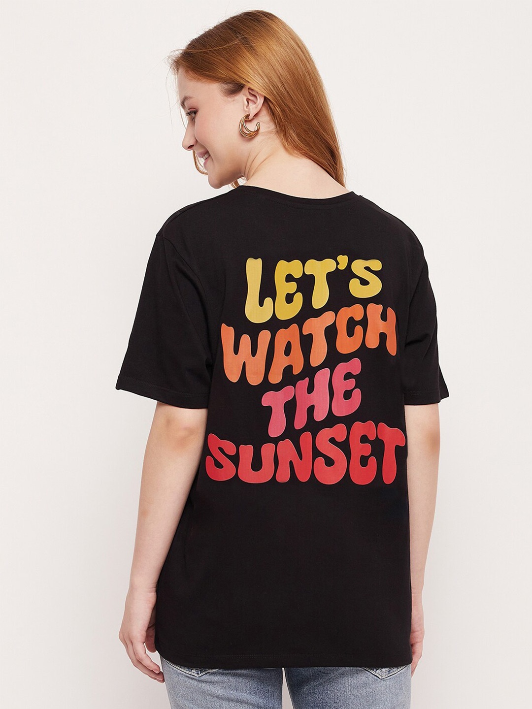 Mast & Harbour Black & Yellow Typography Printed Oversized Fit Pure Cotton Casual T-shirt
Mast & Harbour Black & Yellow Typography Printed Oversized Fit Pure Cotton Casual T-shirt