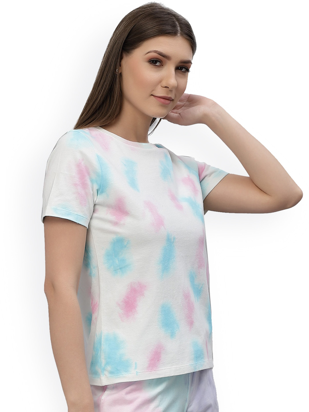 Nimble Tie And Dye Round Neck Tshirt With Shorts Co-Ords, White
Nimble Tie And Dye Round Neck Tshirt With Shorts Co-Ords, White
