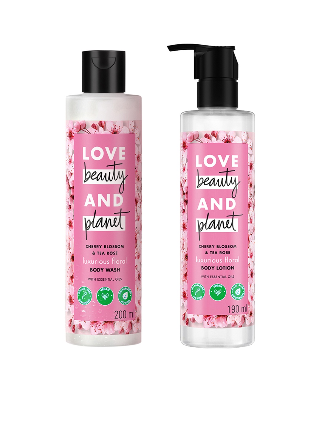 Love Beauty & Planet Luxurious Cherry Blossom Body Wash 200ml & Body Lotion 190ml Combo, Pink
Love Beauty & Planet Luxurious Cherry Blossom Body Wash 200ml & Body Lotion 190ml Combo, Pink
