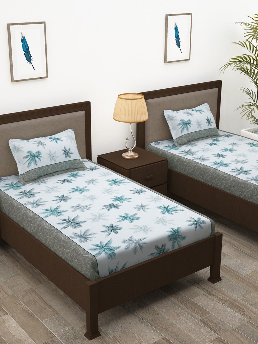 Story@home Spark Gold White Floral Cotton 144 TC 2 Single Bedsheets & 2 Pillow Covers
Story@home Spark Gold White Floral Cotton 144 TC 2 Single Bedsheets & 2 Pillow Covers