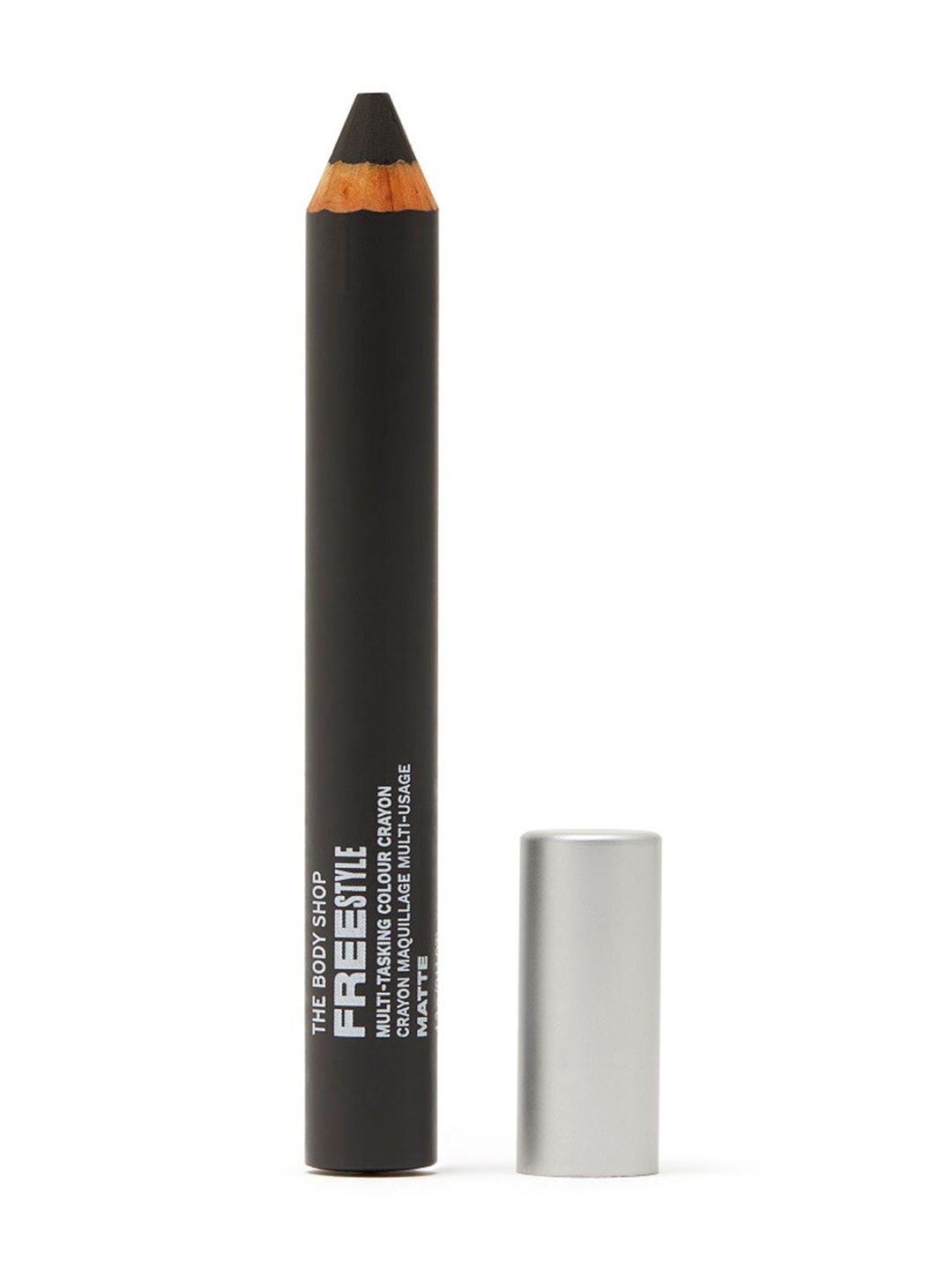 THE BODY SHOP Freestyle Multi-Tasking Matte Crayon For Eyes Lips & Cheeks 4.2g - Challenge, Black
THE BODY SHOP Freestyle Multi-Tasking Matte Crayon For Eyes Lips & Cheeks 4.2g - Challenge, Black