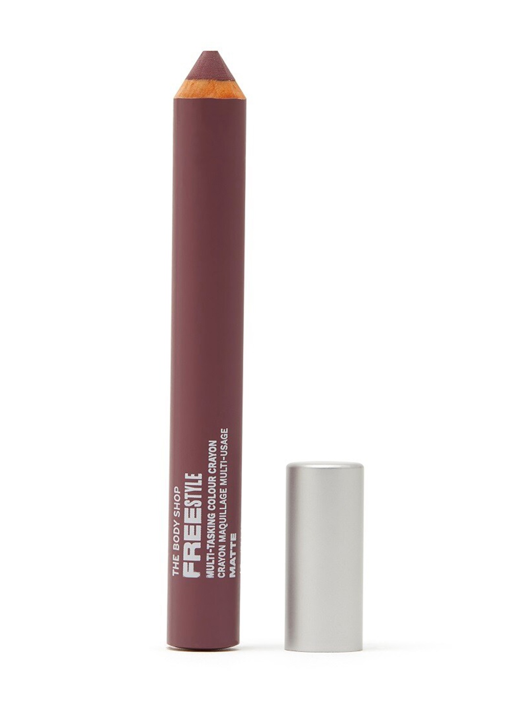 THE BODY SHOP Freestyle Multi-Tasking Matte Crayon For Eyes Lips & Cheeks 4.2g - Lowkey, Purple
THE BODY SHOP Freestyle Multi-Tasking Matte Crayon For Eyes Lips & Cheeks 4.2g - Lowkey, Purple