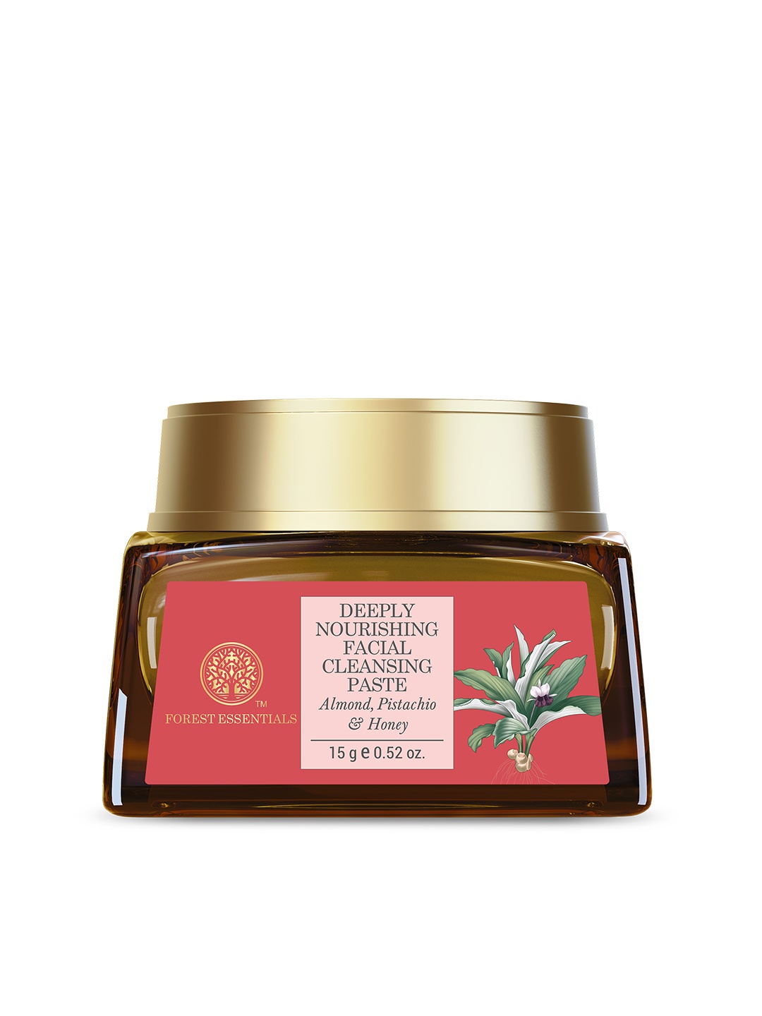 Forest Essentials Deeply Nourishing Facial Cleansing Paste with Almond & Pistachio - 15 g, Pink
Forest Essentials Deeply Nourishing Facial Cleansing Paste with Almond & Pistachio - 15 g, Pink