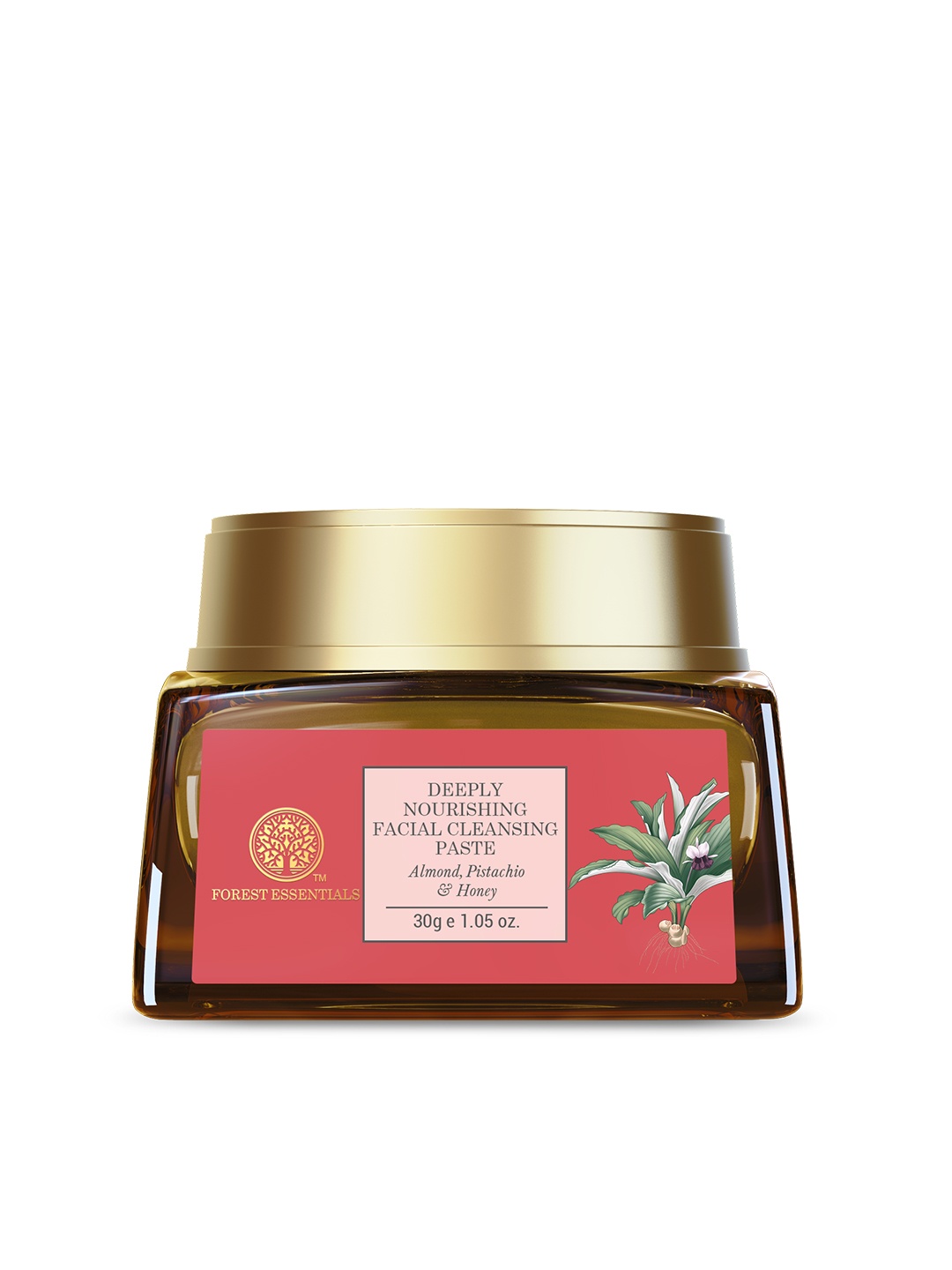 Forest Essentials Deeply Nourishing Facial Cleansing Paste with Almond & Pistachio - 30 g, Pink
Forest Essentials Deeply Nourishing Facial Cleansing Paste with Almond & Pistachio - 30 g, Pink