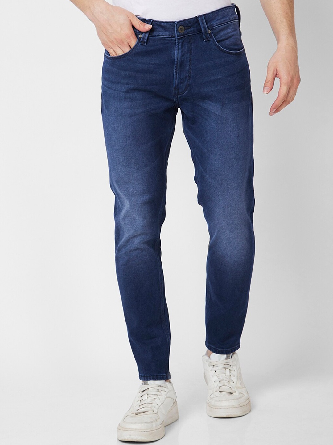 SPYKAR Men Mid-Rise Kano Skinny Fit Light Fade Clean Look Stretchable Jeans, Blue
SPYKAR Men Mid-Rise Kano Skinny Fit Light Fade Clean Look Stretchable Jeans, Blue