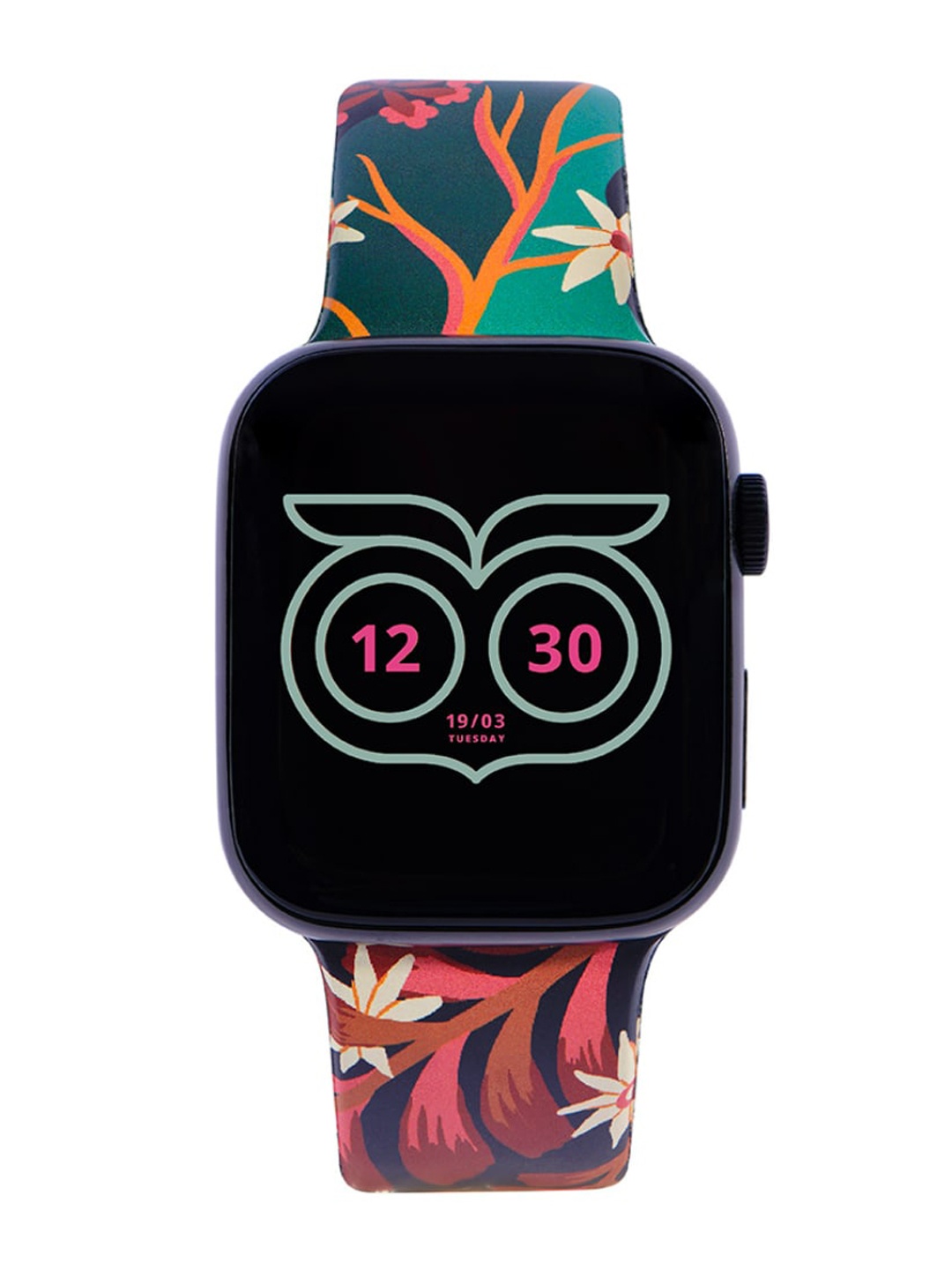 Chumbak Floral Printed Temperature Monitor Smart Watch - Rainforest 8907605121685, Black
Chumbak Floral Printed Temperature Monitor Smart Watch - Rainforest 8907605121685, Black