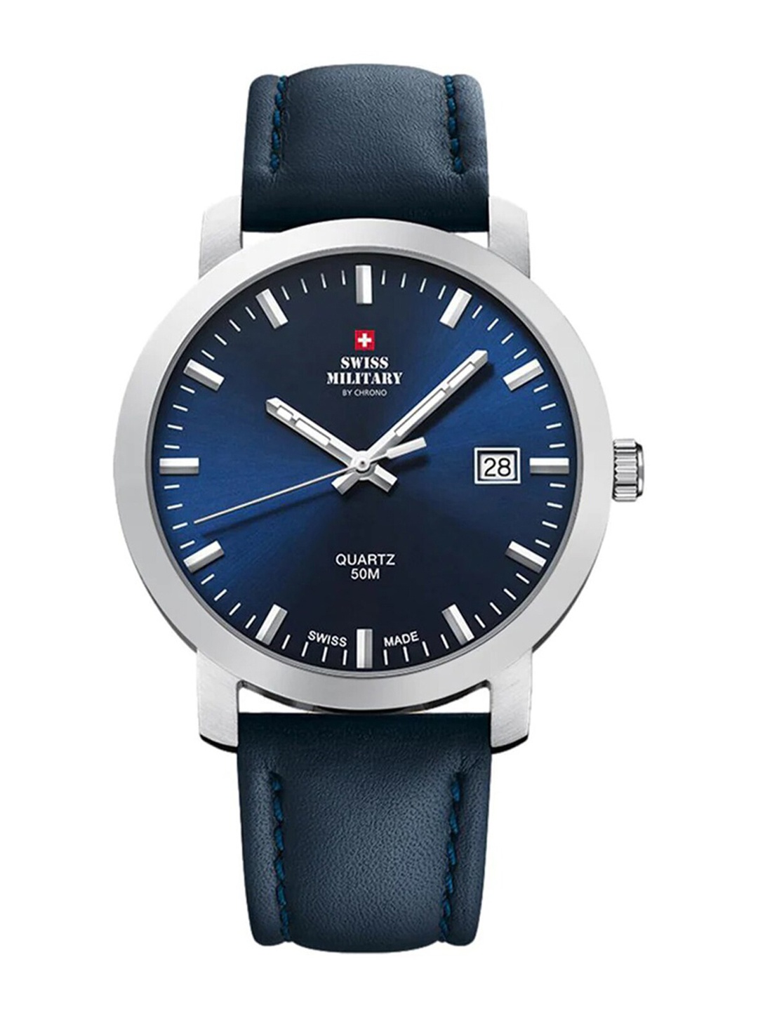 Swiss Military by Chrono Unisex Blue Printed Dial & Brown Leather Straps Analogue Watch SM34083.06
Swiss Military by Chrono Unisex Blue Printed Dial & Brown Leather Straps Analogue Watch SM34083.06