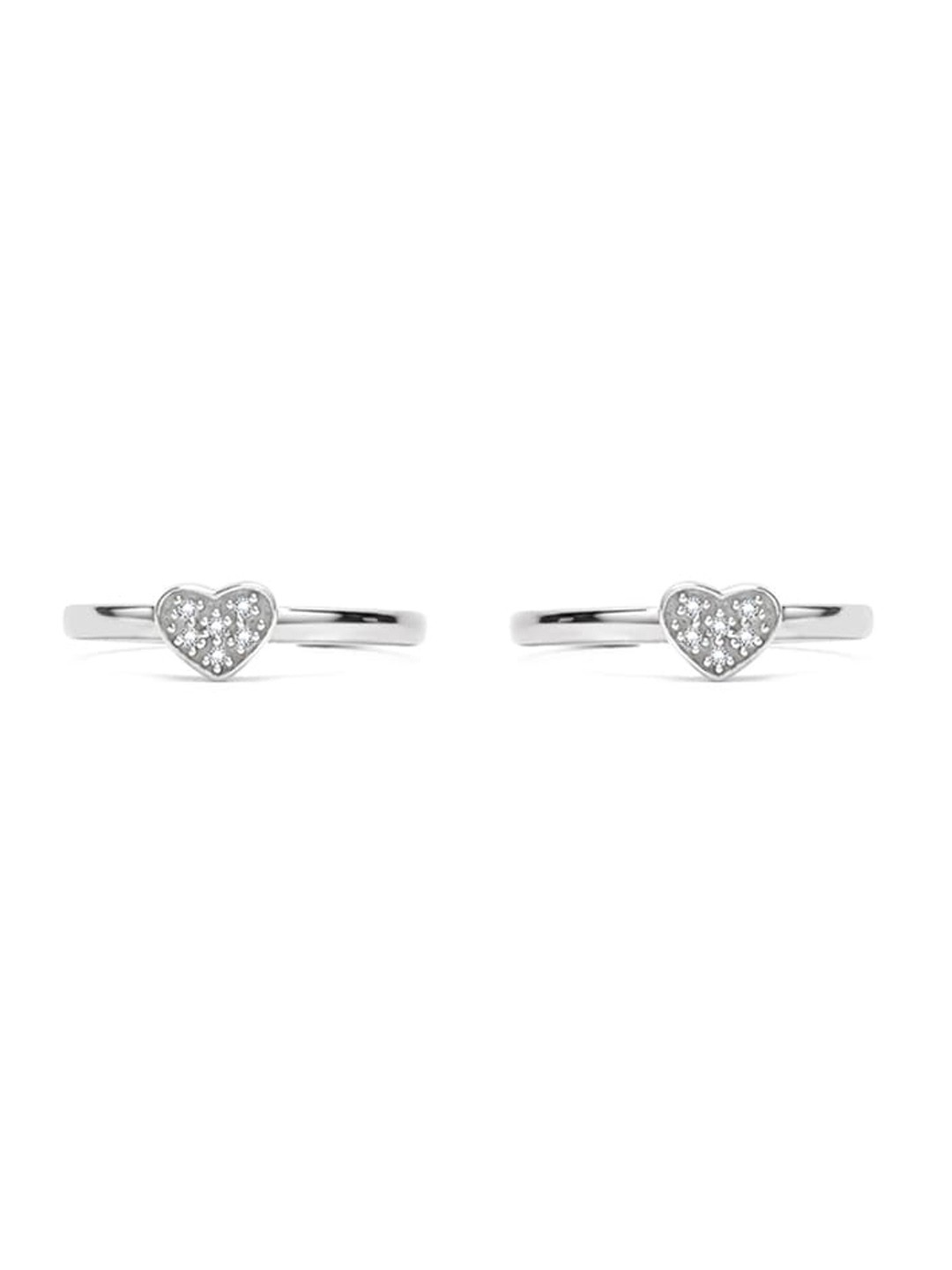 March by FableStreet 925 Sterling Silver Oxidized Rhodium-Plated CZ-Studded Toe Rings
March by FableStreet 925 Sterling Silver Oxidized Rhodium-Plated CZ-Studded Toe Rings
