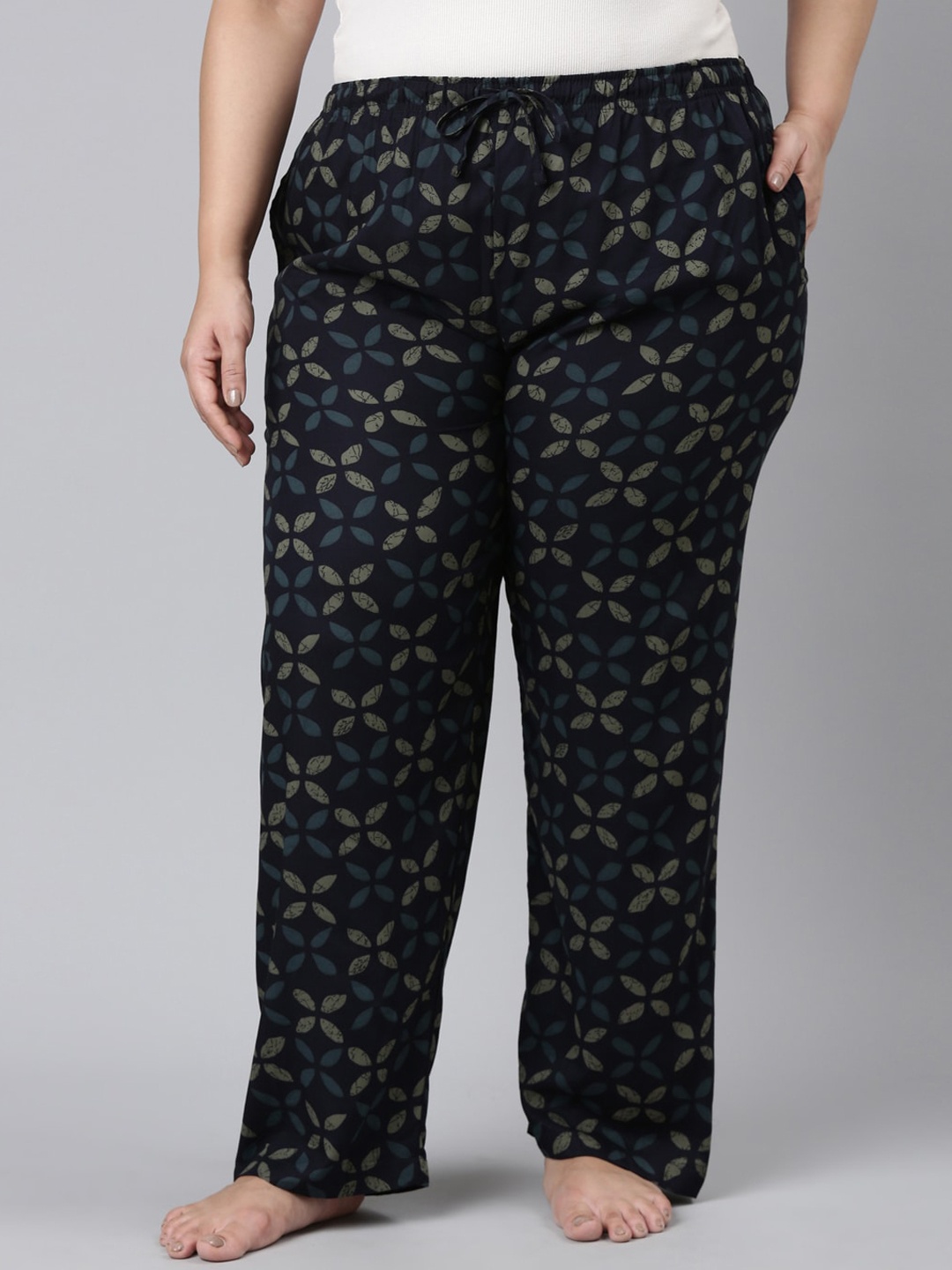 Go Colors Women Plus Size Floral-Printed Relaxed-Fit Lightweight Lounge Pants, Navy blue
Go Colors Women Plus Size Floral-Printed Relaxed-Fit Lightweight Lounge Pants, Navy blue