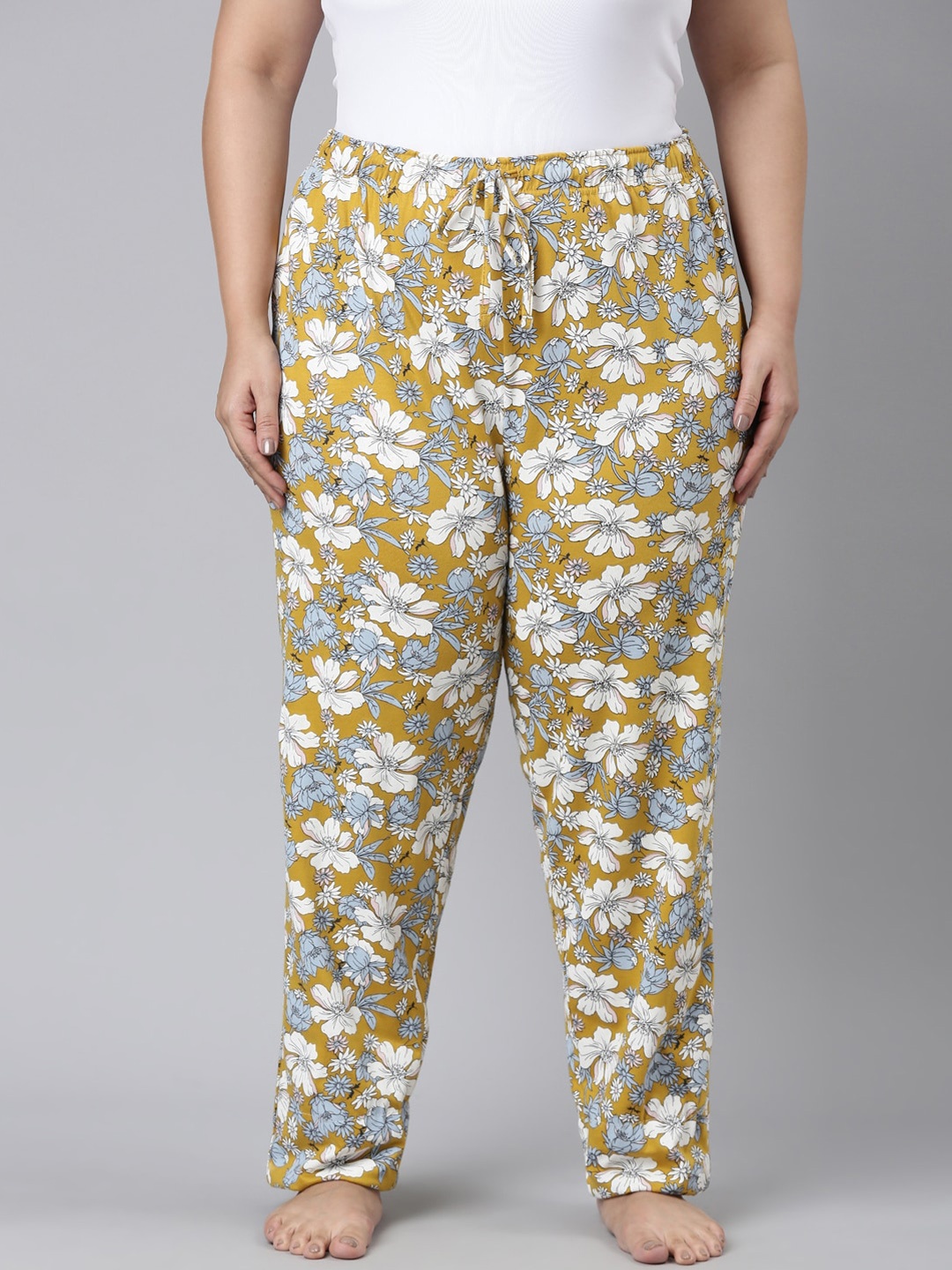 Go Colors Women Plus Size Floral-Printed Relaxed-Fit Lightweight Cotton Lounge Pants, Yellow
Go Colors Women Plus Size Floral-Printed Relaxed-Fit Lightweight Cotton Lounge Pants, Yellow