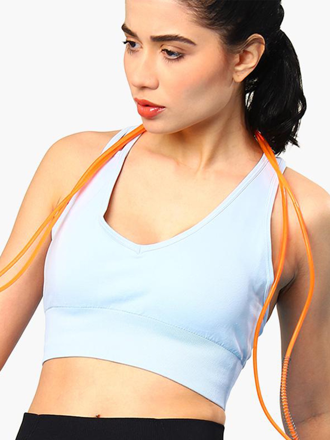 Virgio Full Coverage Underwired Lightly Padded Workout Sports Bra With All Day Comfort, Blue
Virgio Full Coverage Underwired Lightly Padded Workout Sports Bra With All Day Comfort, Blue