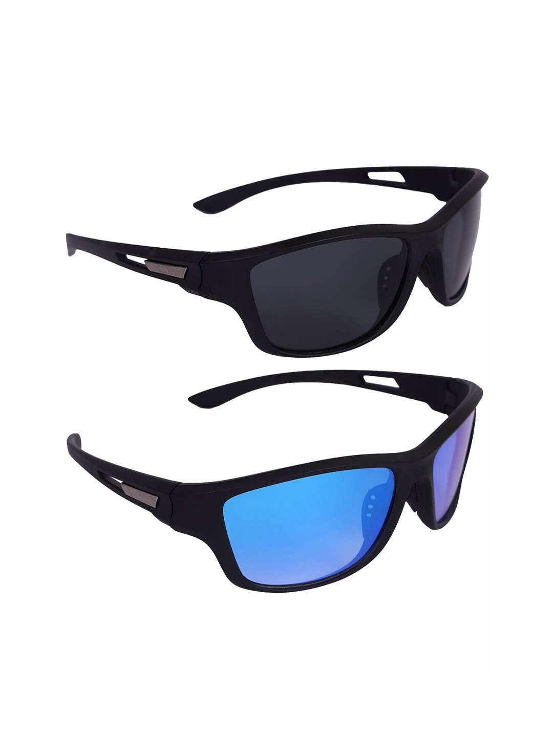 Kastner Unisex Set of 2 Sports Sunglasses with UV Protected Lens REL_CM_SPORT_BLK-BLUBLK, Black
Kastner Unisex Set of 2 Sports Sunglasses with UV Protected Lens REL_CM_SPORT_BLK-BLUBLK, Black