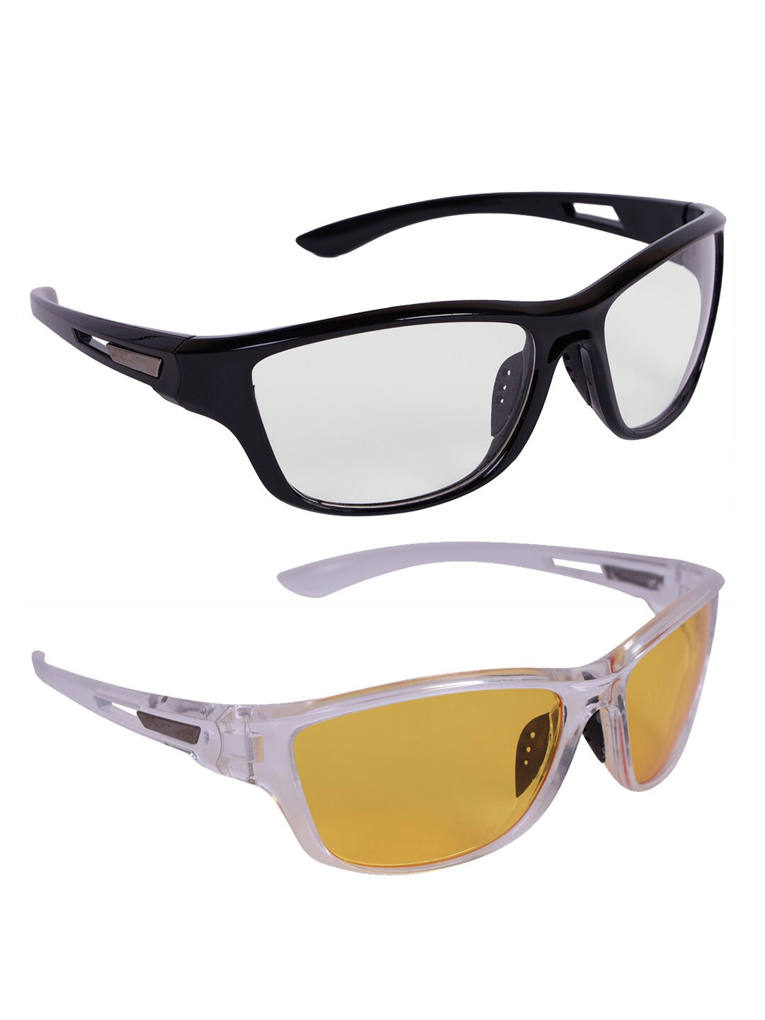 Kastner Unisex Set of 2 Sunglasses with UV Protected Lens REL_CM_SPORT_YLWWHIT-WHITBLK, Transparent
Kastner Unisex Set of 2 Sunglasses with UV Protected Lens REL_CM_SPORT_YLWWHIT-WHITBLK, Transparent