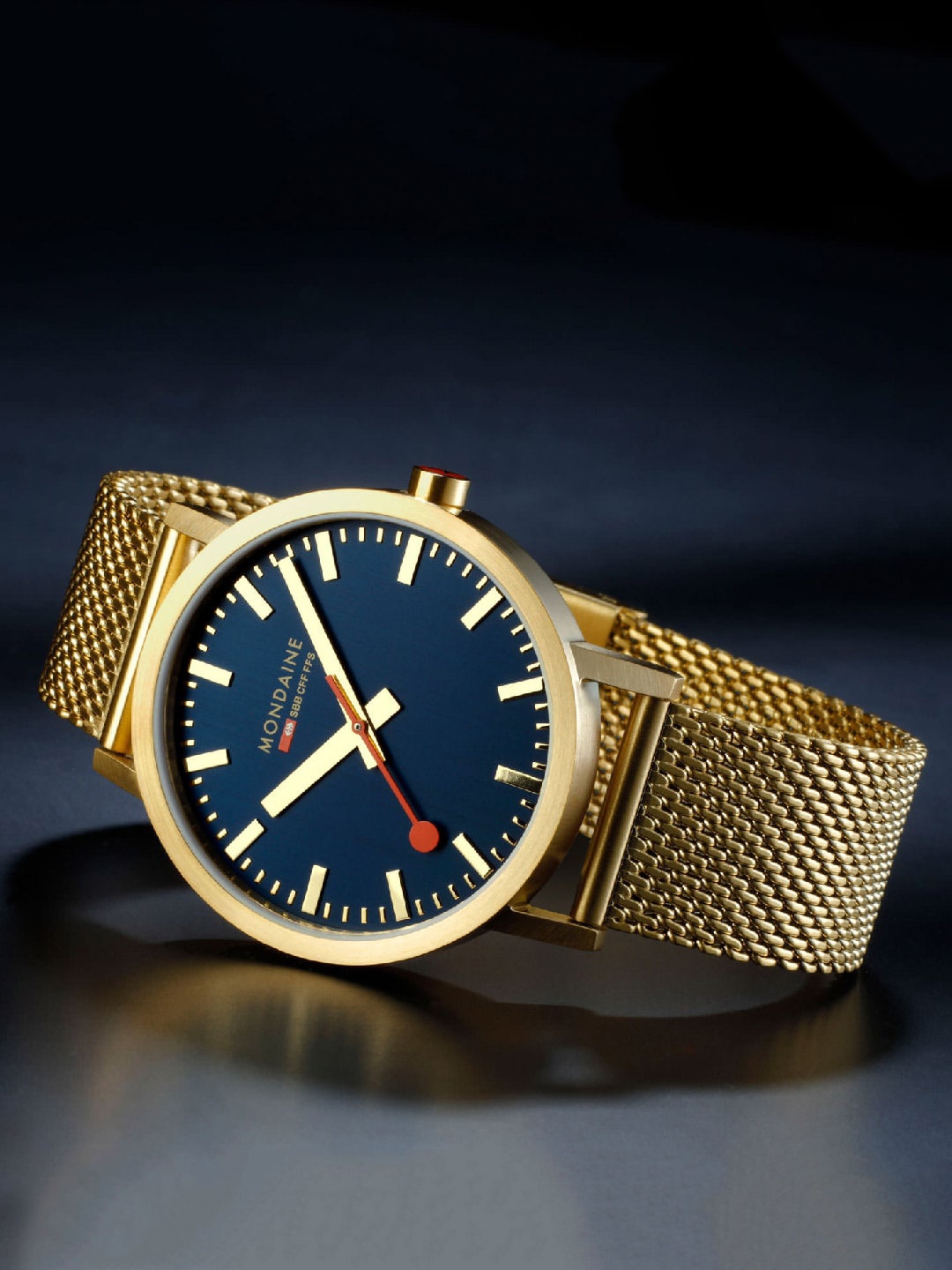 Mondaine Unisex Stainless Steel Bracelet Style Straps Analogue Watch A660.30360.40SBM, Blue
Mondaine Unisex Stainless Steel Bracelet Style Straps Analogue Watch A660.30360.40SBM, Blue