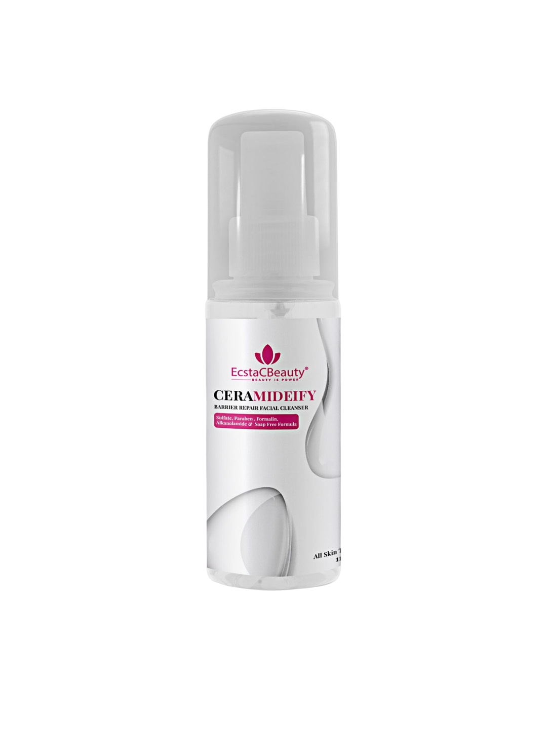EcstaCBeauty Ceramideify Barrier Repair Facial Cleanser with Hyaluronic Acid - 110 ml, White
EcstaCBeauty Ceramideify Barrier Repair Facial Cleanser with Hyaluronic Acid - 110 ml, White