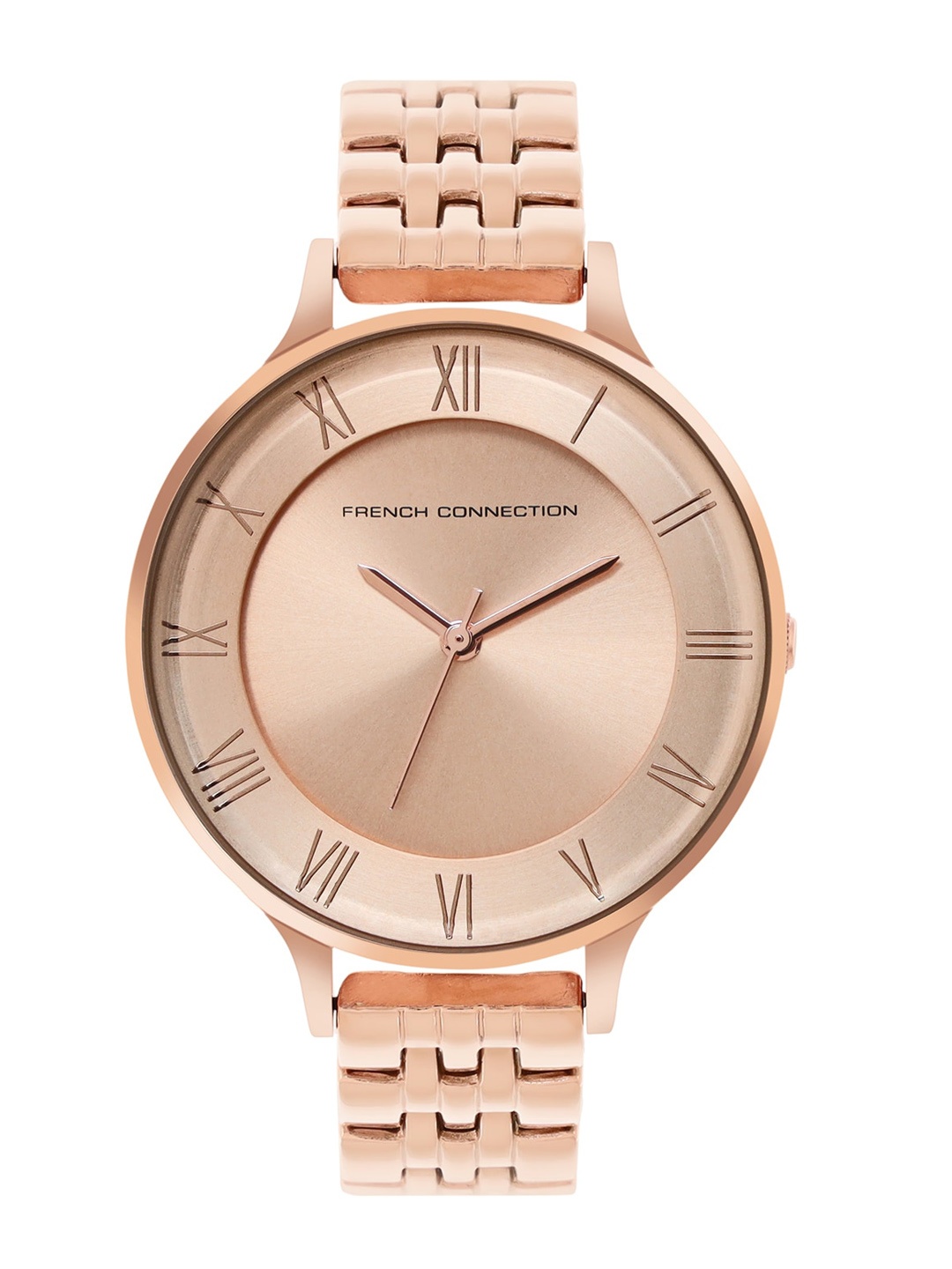 French Connection Women Stainless Steel Bracelet Style Straps Analogue Watch FCN00075E, Rose gold
French Connection Women Stainless Steel Bracelet Style Straps Analogue Watch FCN00075E, Rose gold