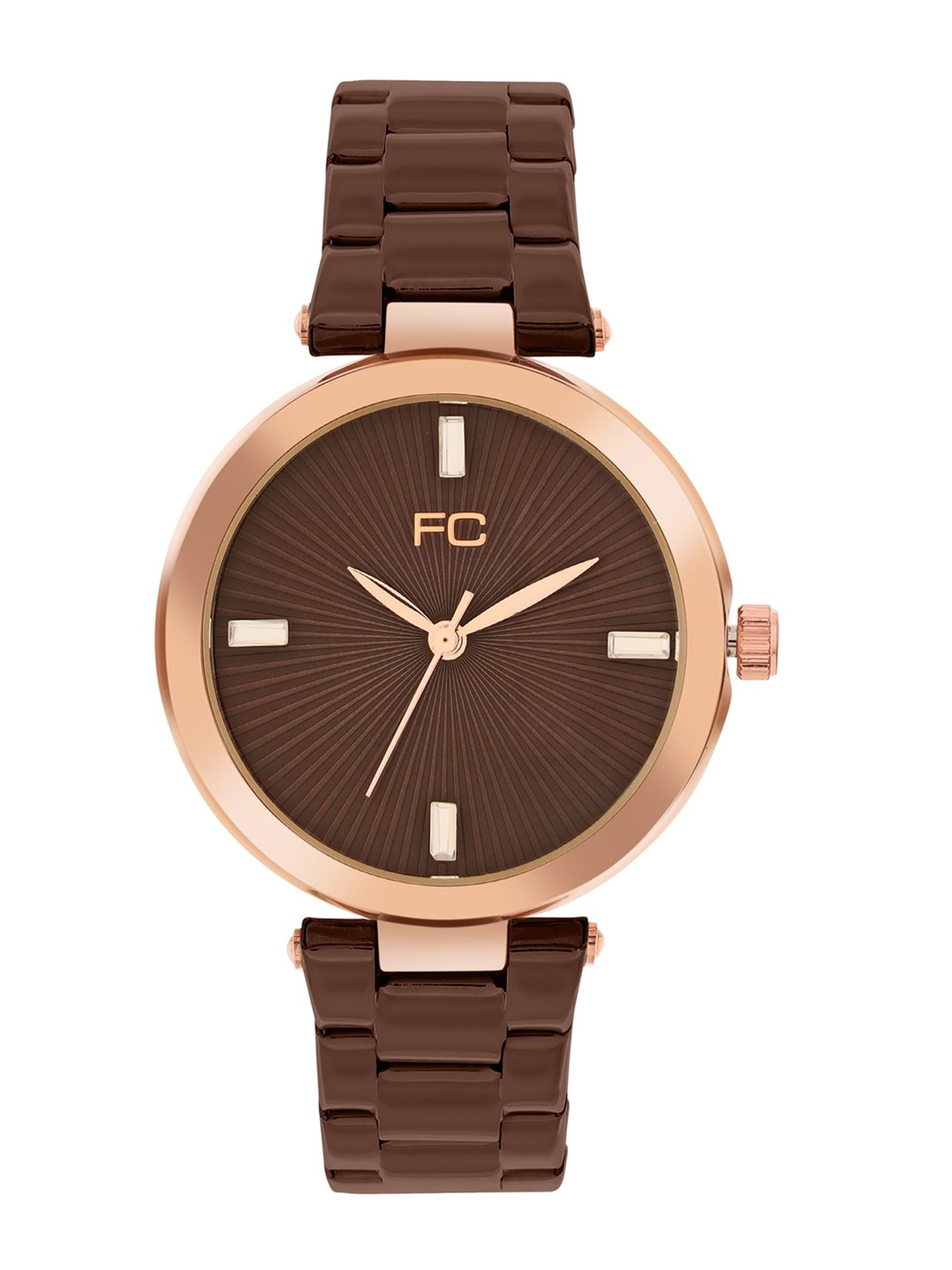 French Connection Women Stainless Steel Bracelet Style Straps Analogue Watch FCN00073D, Brown
French Connection Women Stainless Steel Bracelet Style Straps Analogue Watch FCN00073D, Brown