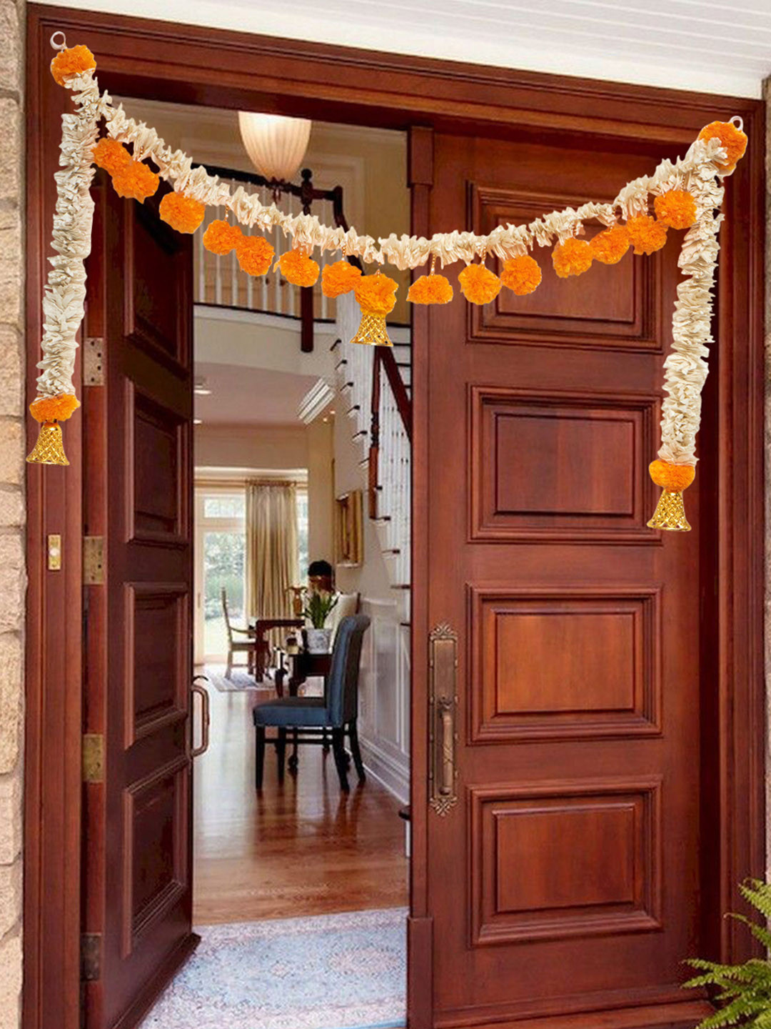 BS AMOR Yellow Traditional Door Artificial flower Toran
BS AMOR Yellow Traditional Door Artificial flower Toran