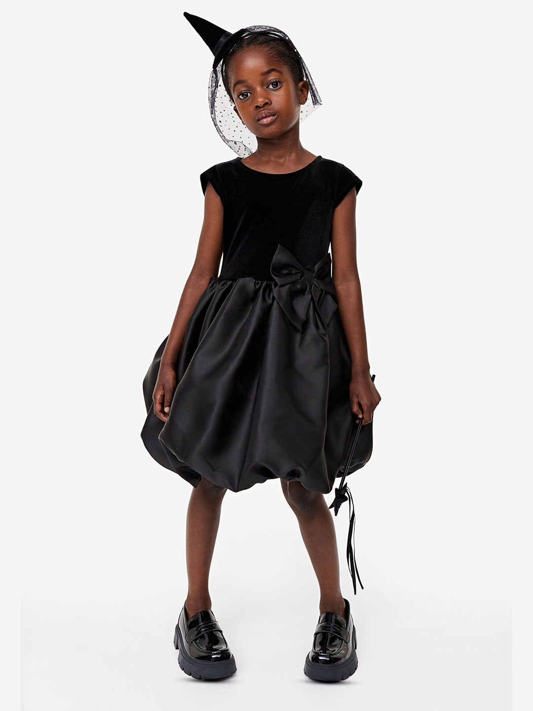 H&M Flared Skirt Dress, Black