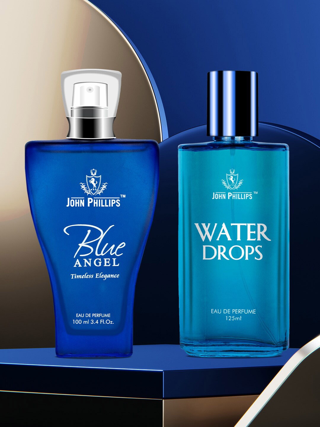 JOHN PHILLIPS Luxury 2Pcs Blue Angel Eau De Parfum100ml & Water Drop Eau De Parfum-125ml
JOHN PHILLIPS Luxury 2Pcs Blue Angel Eau De Parfum100ml & Water Drop Eau De Parfum-125ml