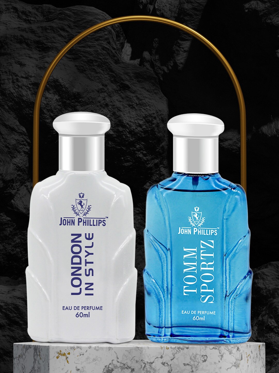JOHN PHILLIPS Set Of 2 London In Style & Tomm Sportz Eau De Perfumes 60ml Each, Blue
JOHN PHILLIPS Set Of 2 London In Style & Tomm Sportz Eau De Perfumes 60ml Each, Blue