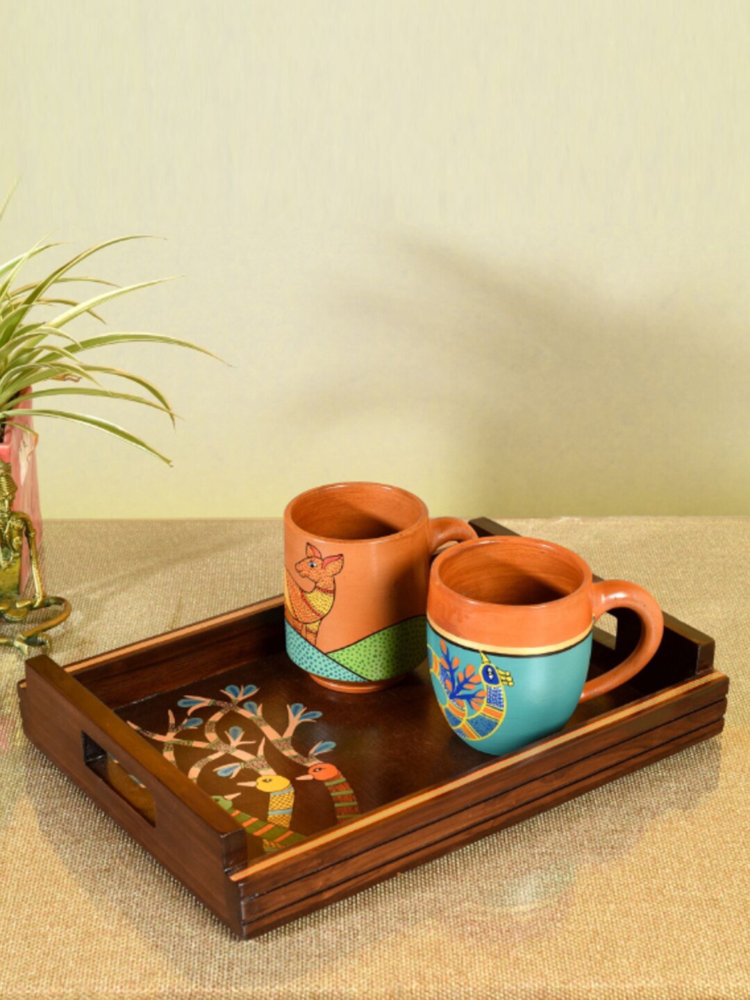 AAKRITI ART CREATIONS Natures Creatures Morning Tan 2 Pcs Printed Matte Mugs With 1 Tray
AAKRITI ART CREATIONS Natures Creatures Morning Tan 2 Pcs Printed Matte Mugs With 1 Tray