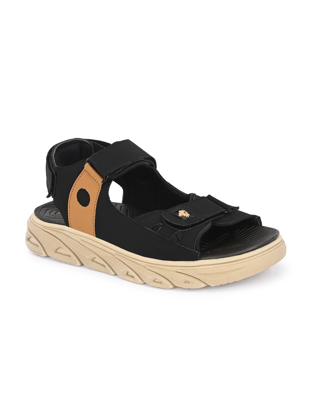 ATTITUDIST Men Anti-Skidding Sole & Odourless Comfort Sandals With Velcro Closure, Black
ATTITUDIST Men Anti-Skidding Sole & Odourless Comfort Sandals With Velcro Closure, Black